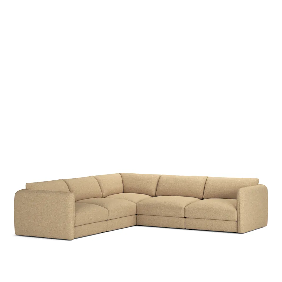 Pavarotti 5-Seater Corner, Removable Cover, Cushion Variant 03, Lucinasco 03