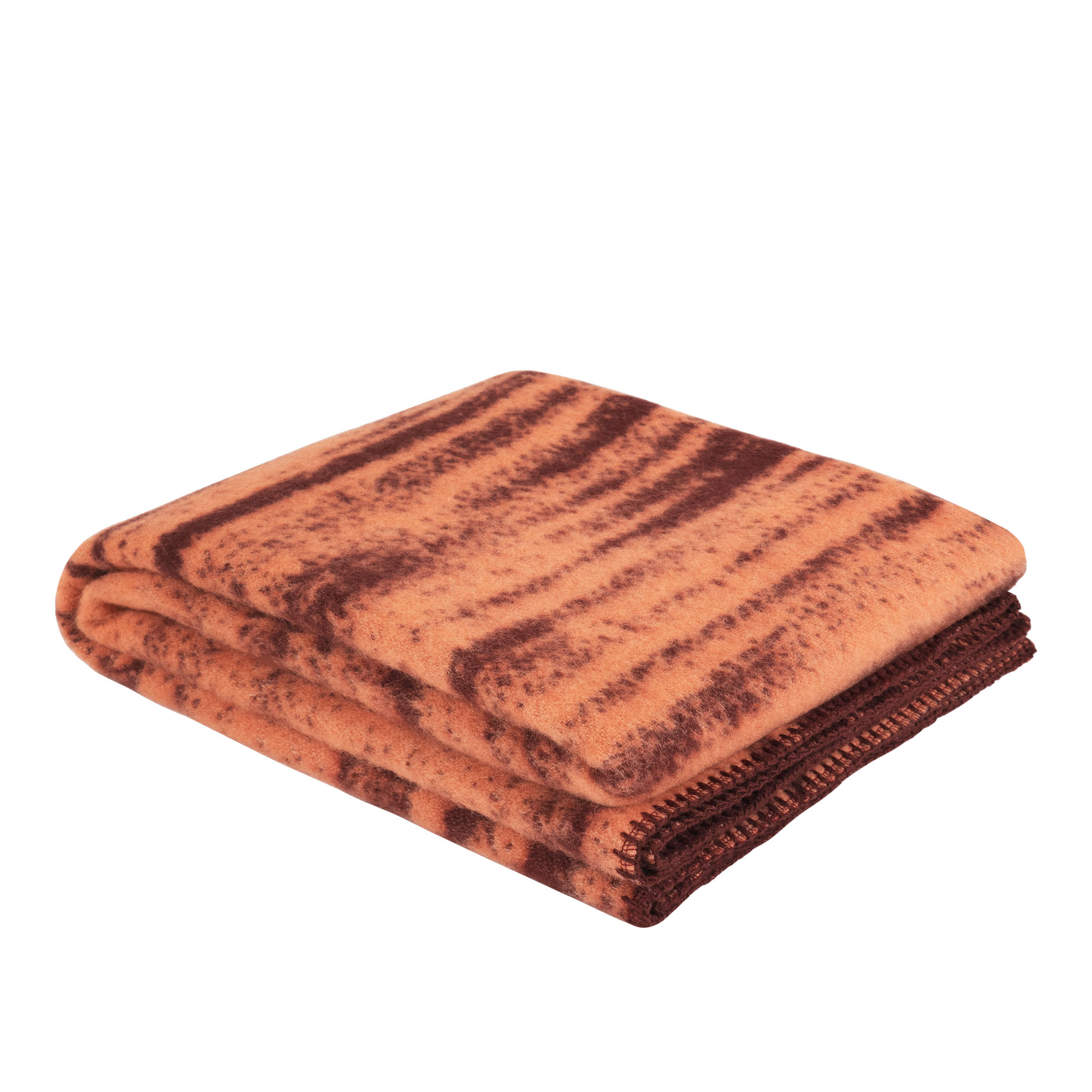 HEM - Glitch Throw Coral/Rust Red - Plädar & filtar - Sabine Marcelis - Orange