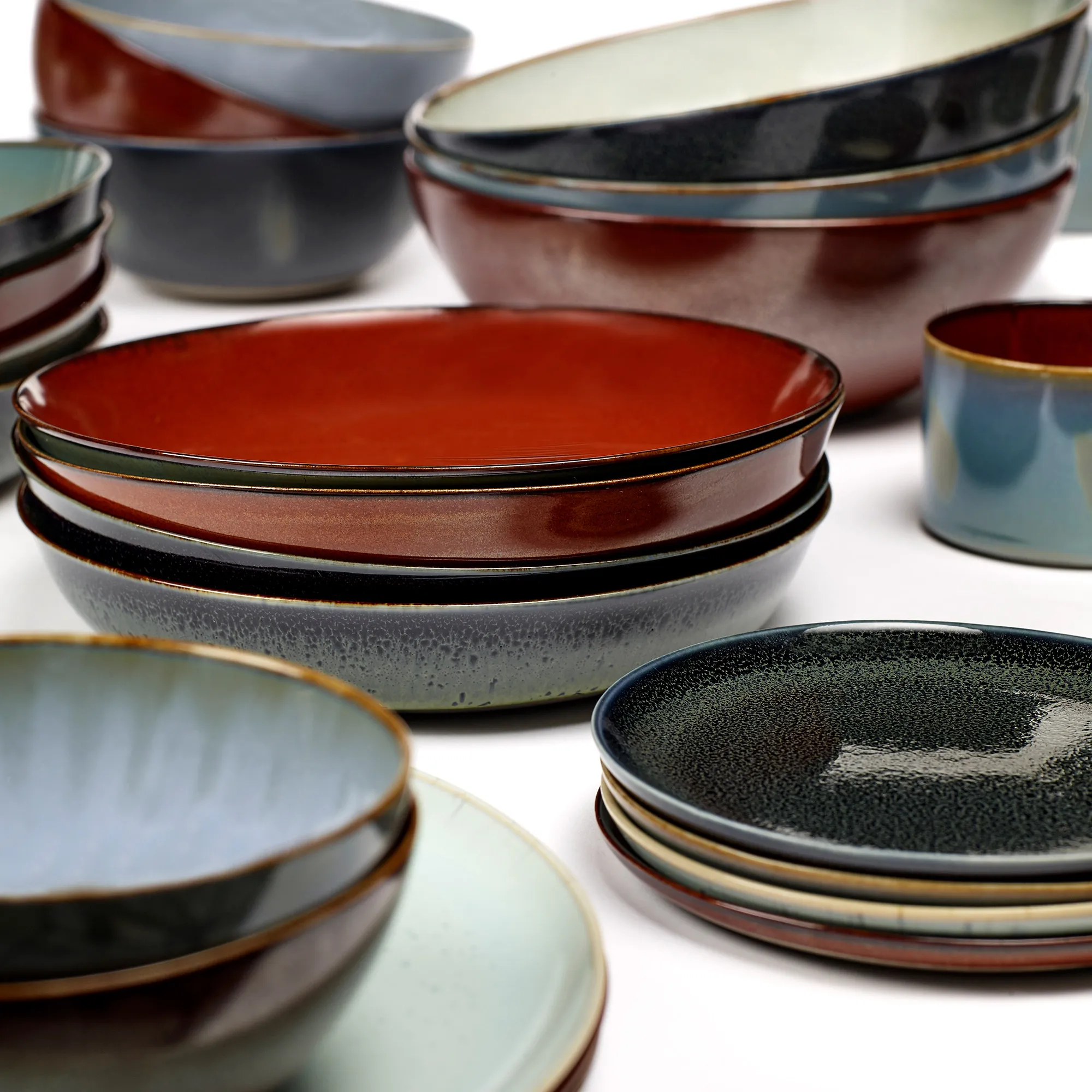 Terres de Rêves Plate Misty Grey