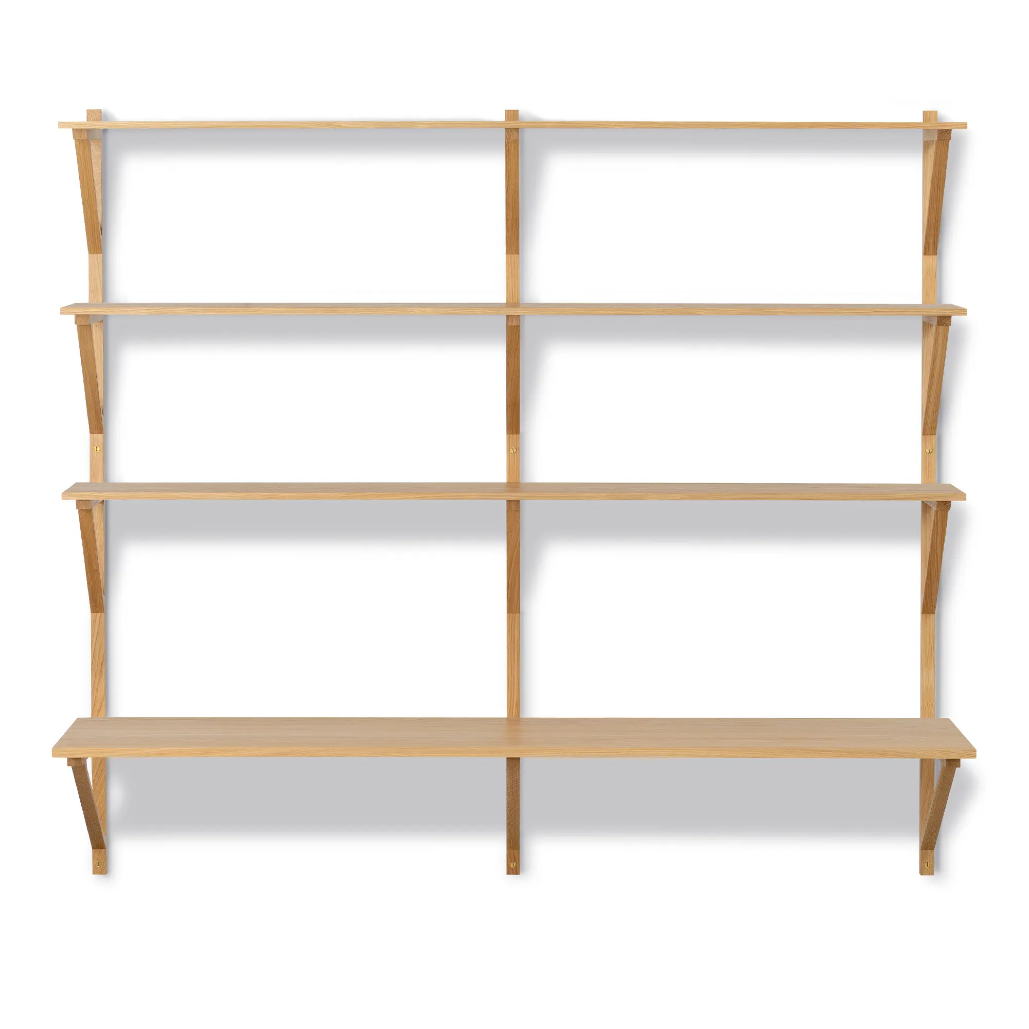BM29 vegghylle 149 cm 3 hyller og skrivebord