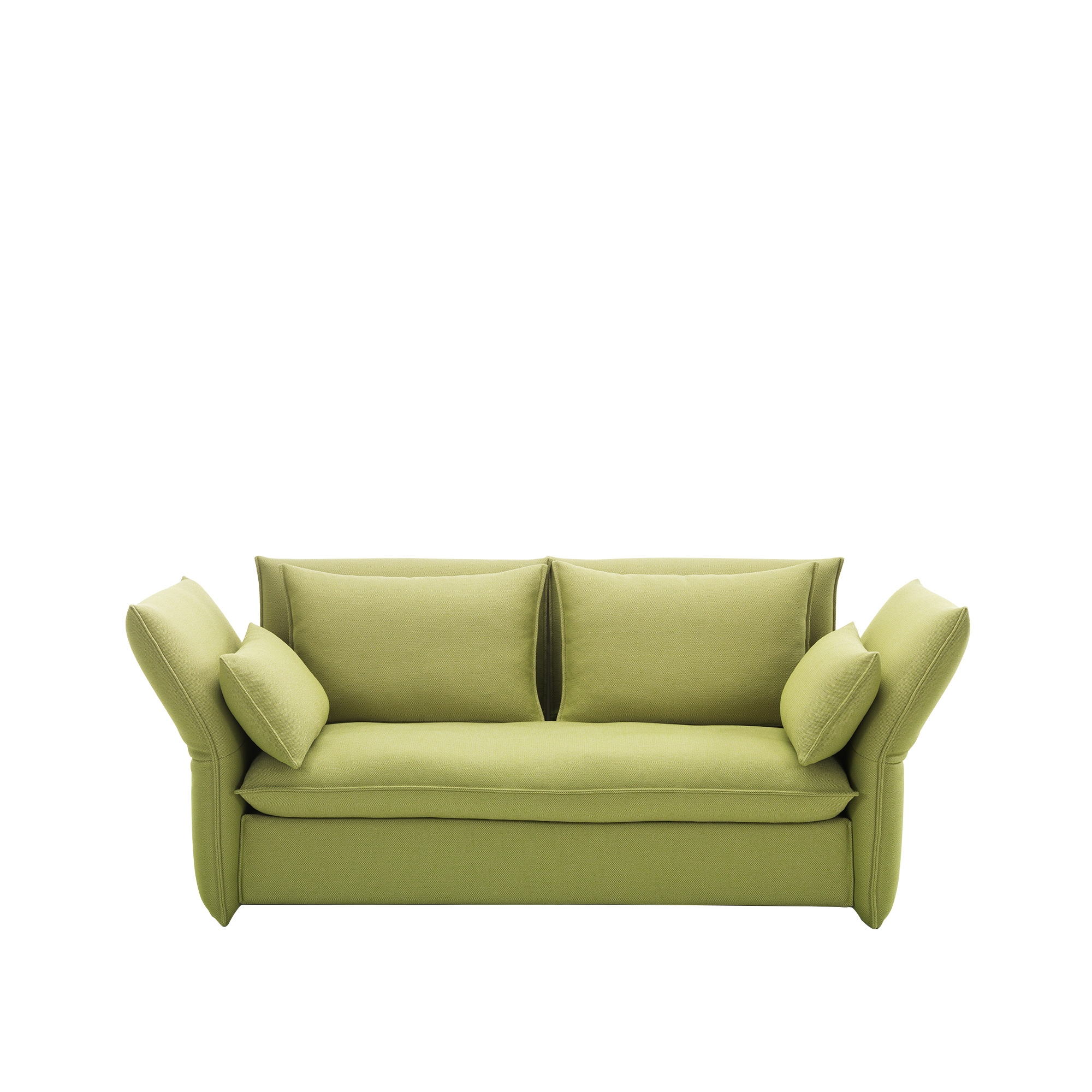 Vitra - Mariposa Sofa 2-Seater , Cat. F80, Iroko 2 10 Golden Brown - Soffor - Edward Barber,Jay Osgerby - Brun