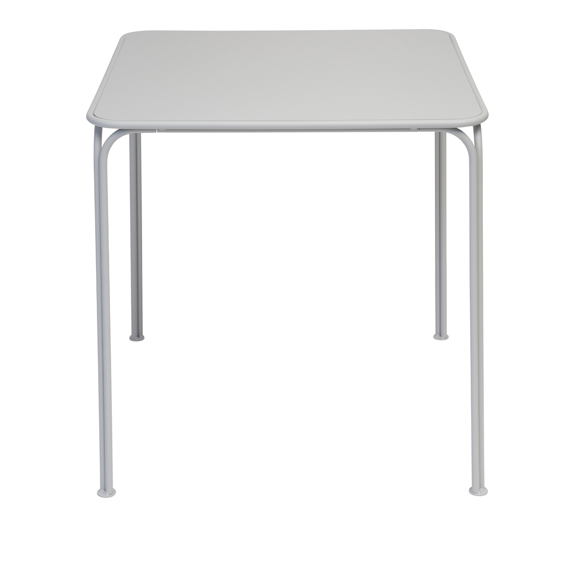 grythyttan stålmöbler - table libelle gray 70 x 70 cm - matbord utomhus - andreas engesvik - grå - metall