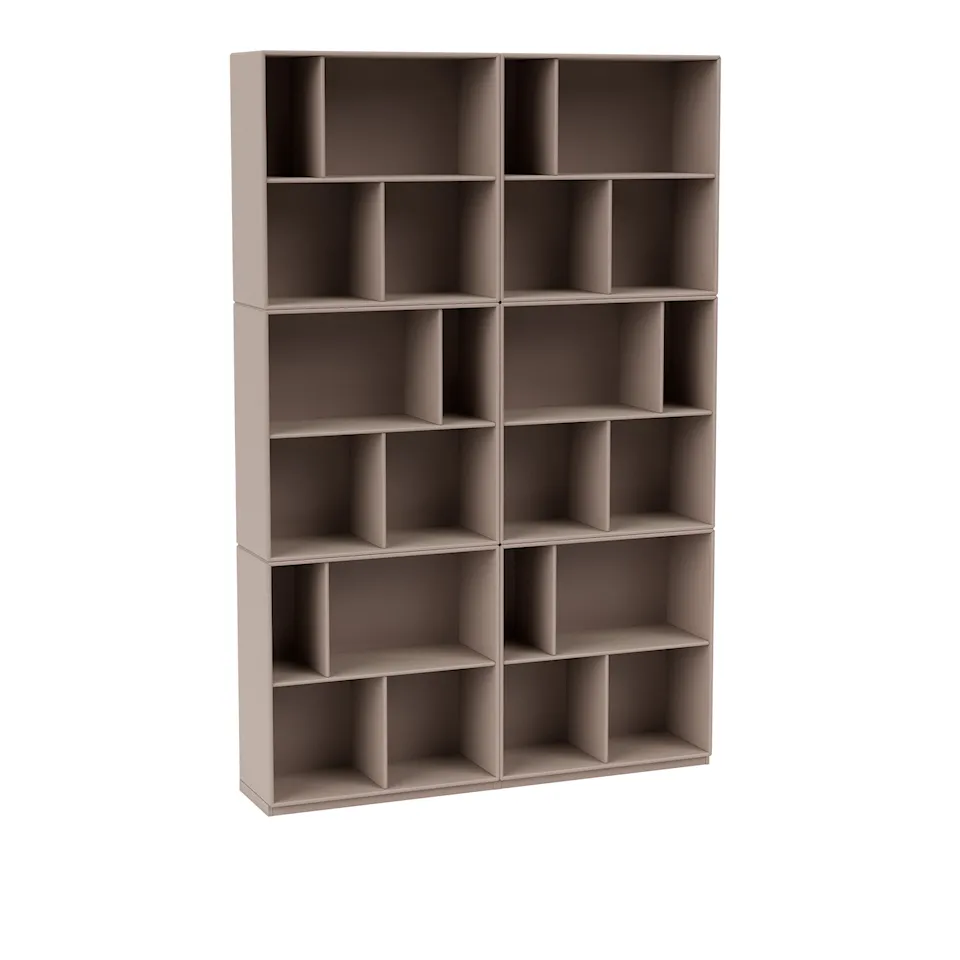 Montana Selection Read Spacious bokhylla sockel 3 cm