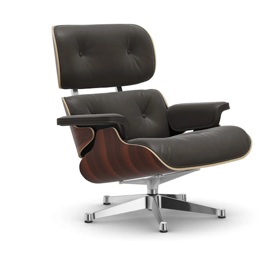 Eames Lounge Chair Santos Palisander Polished fåtölj