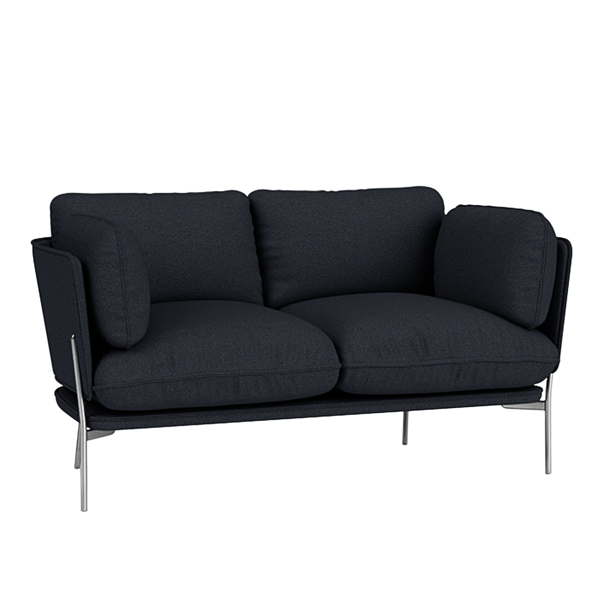 &Tradition - Cloud LN2 - Chrome - Fabric cat.2 - Hallingdal 65 180 - Soffor - Luca Nichetto