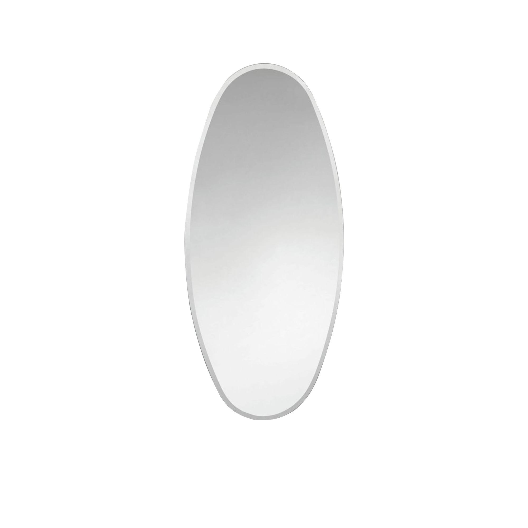 Glas Italia - SB01 Bric Oval Mirror, 180x90 cm  - Helkroppsspeglar - Nanda Vigo - Transparent