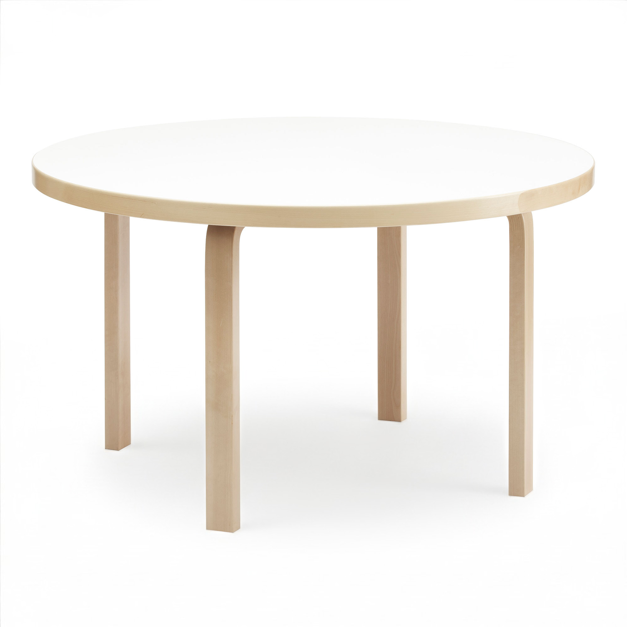 Artek - Aalto Bord 91, Vit laminat, Klarlackad - Matbord - Alvar Aalto