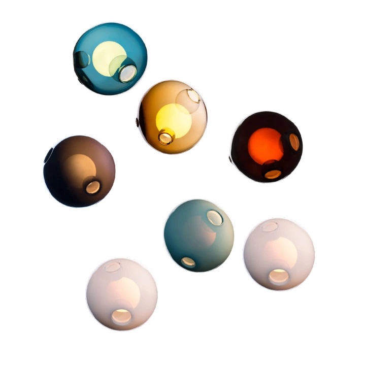 Bocci - 28.7 Random, Multi - 12 Xenon - Pendellampor - Omer Arbel - Flerfärgad