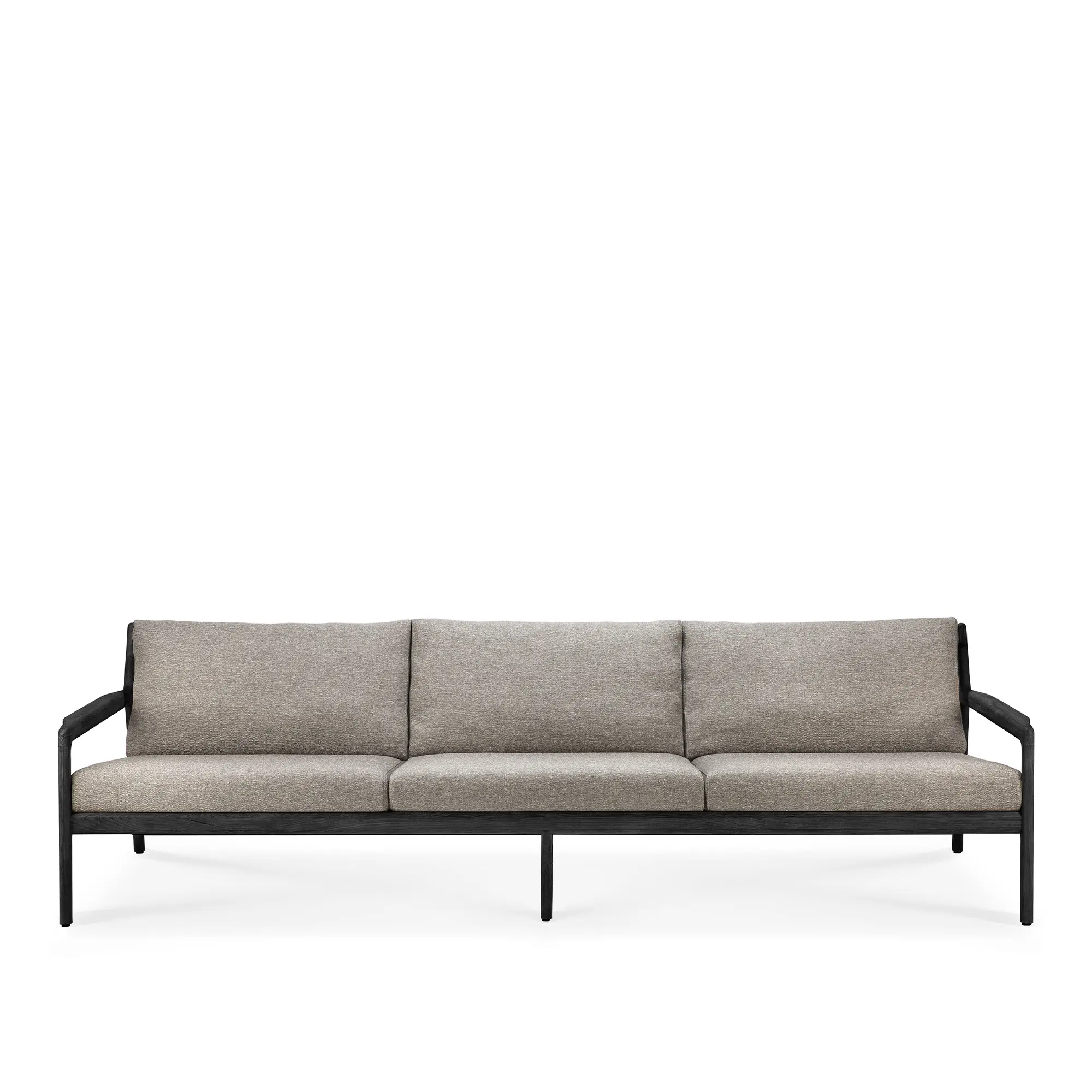 Jack Outdoor Sofa 3-seater Black Teak