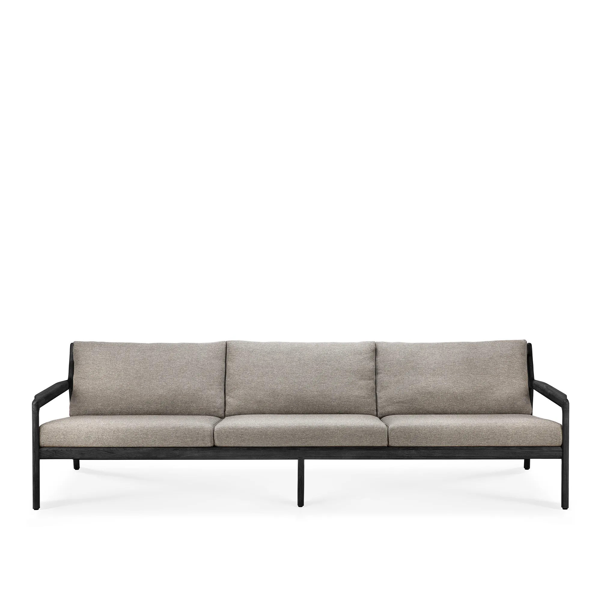 Jack Outdoor Sofa 3-seater Black Teak