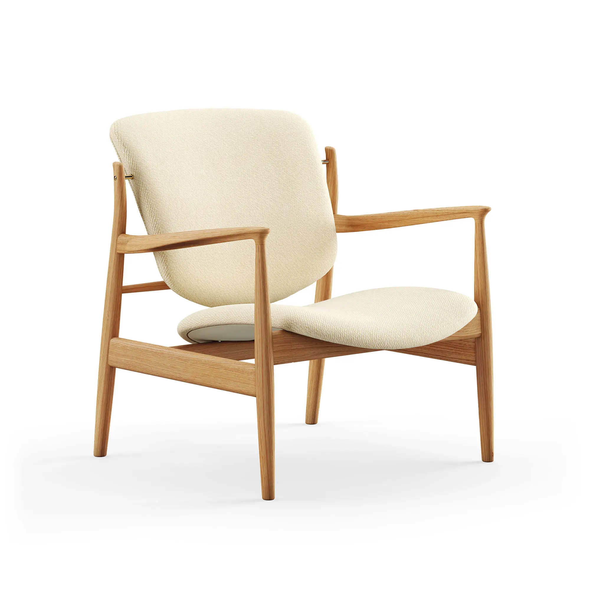 France stol Dark oiled oak