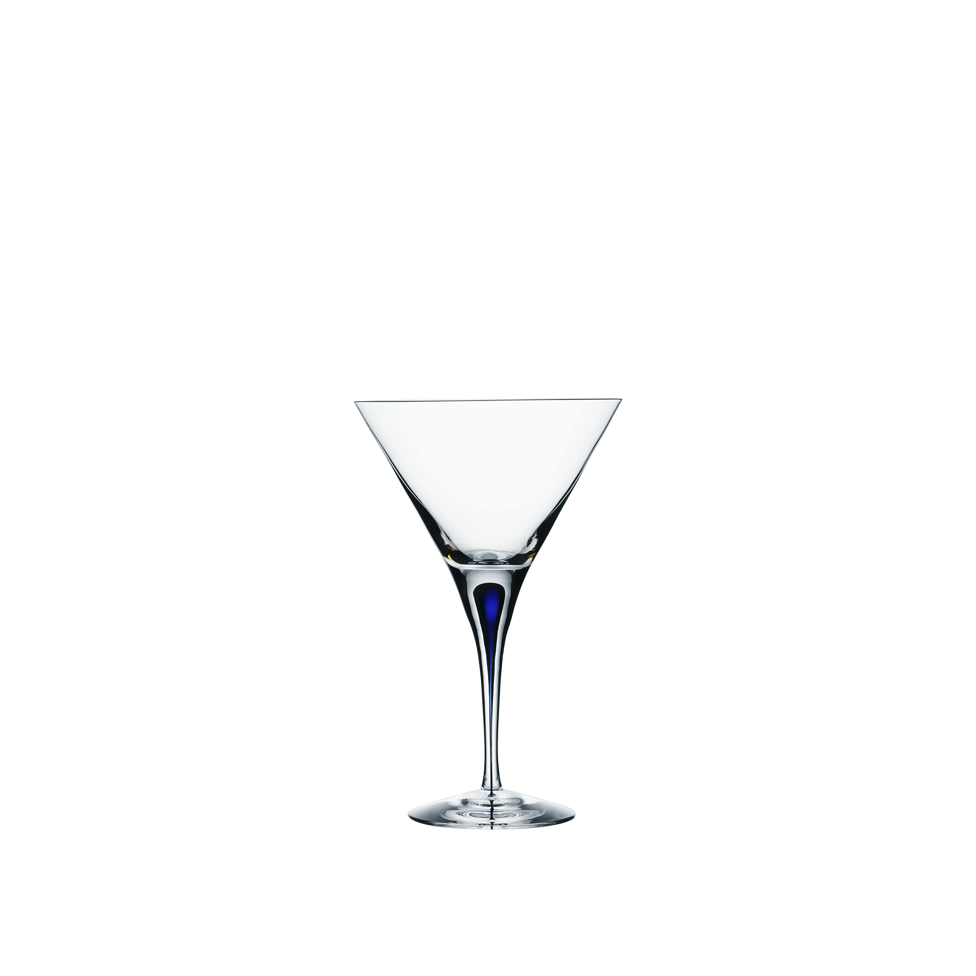 Orrefors - Intermezzo Blue Martini 25 cl - Drinkglas - Erika Lagerbielke - Transparent,Blå