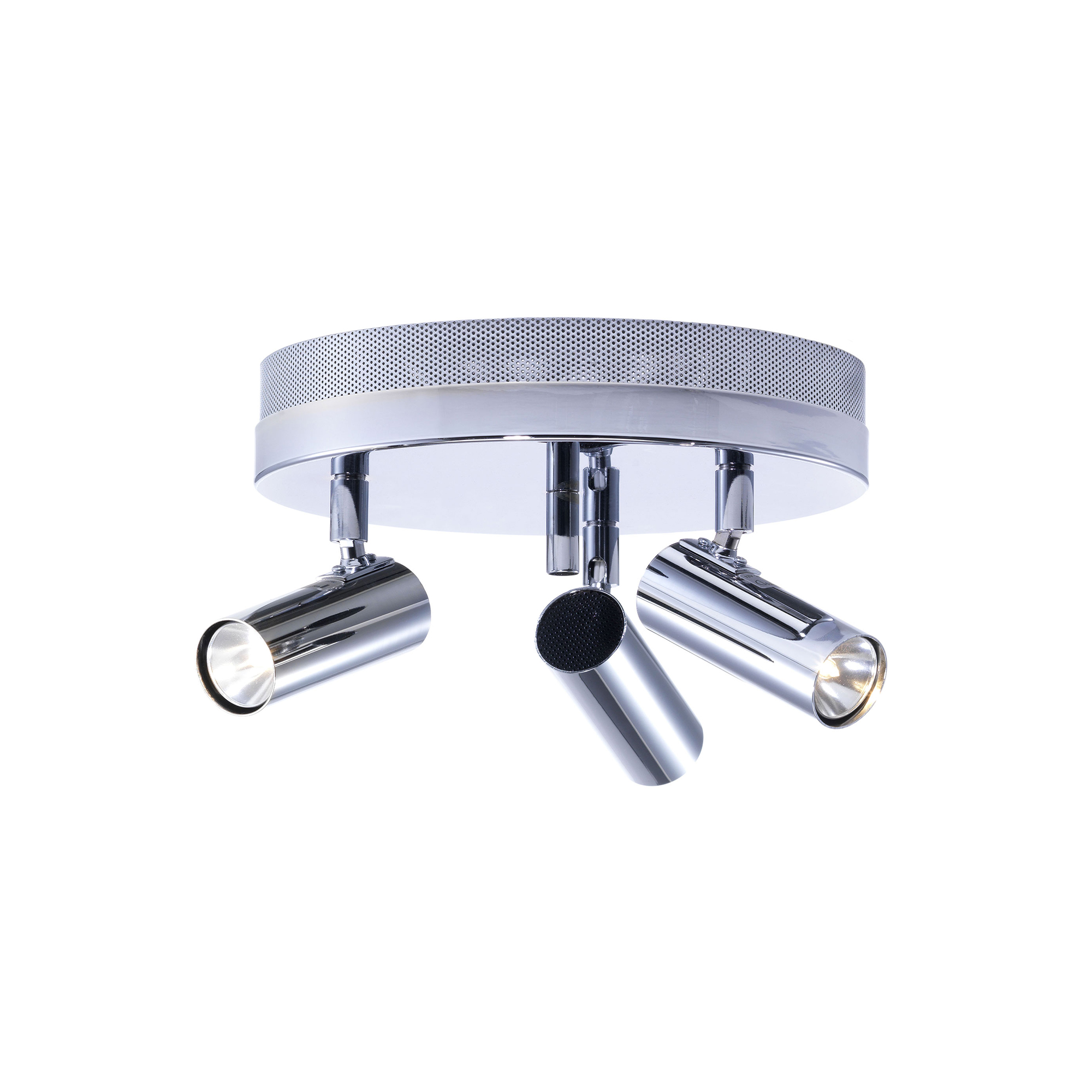 Örsjö Belysning - Puck Taklampa, Krom, 3-lågig - Spotlights - Åke Hultgren - Silver | Belysning - Taklampor - Spotlights | Möbelexperten