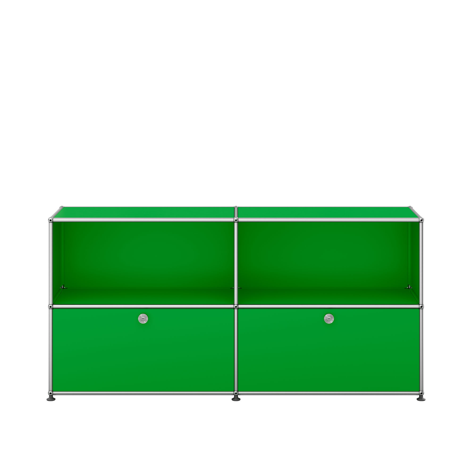 USM - USM Haller 36 Sideboard, USM Green - Fritz Haller,Paul Schärer - Grön