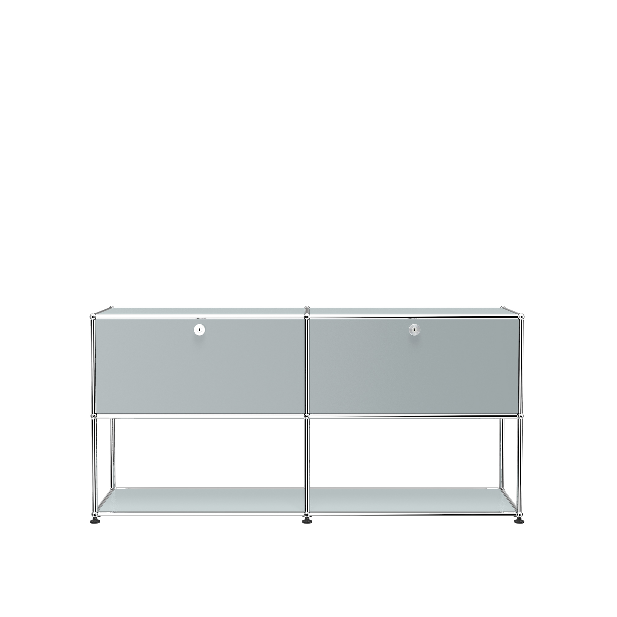 USM - USM Haller 40 Sideboard, USM Mid Gray - Sideboards - Fritz Haller,Paul Schärer - Silver - Metall