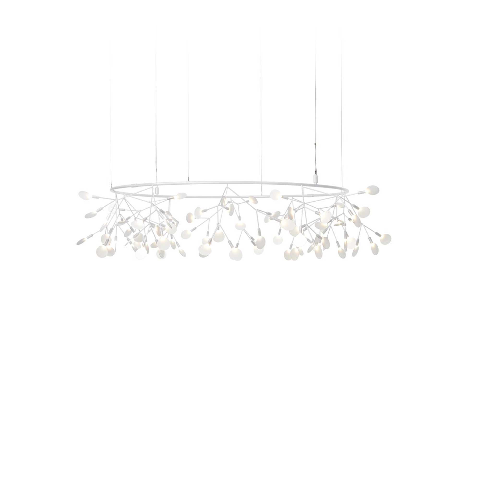 Moooi - Heracleum III, The Big O Small White - Takkronor - Bertjan Pot - Vit | Belysning - Taklampor - Takkronor | Möbelexperten
