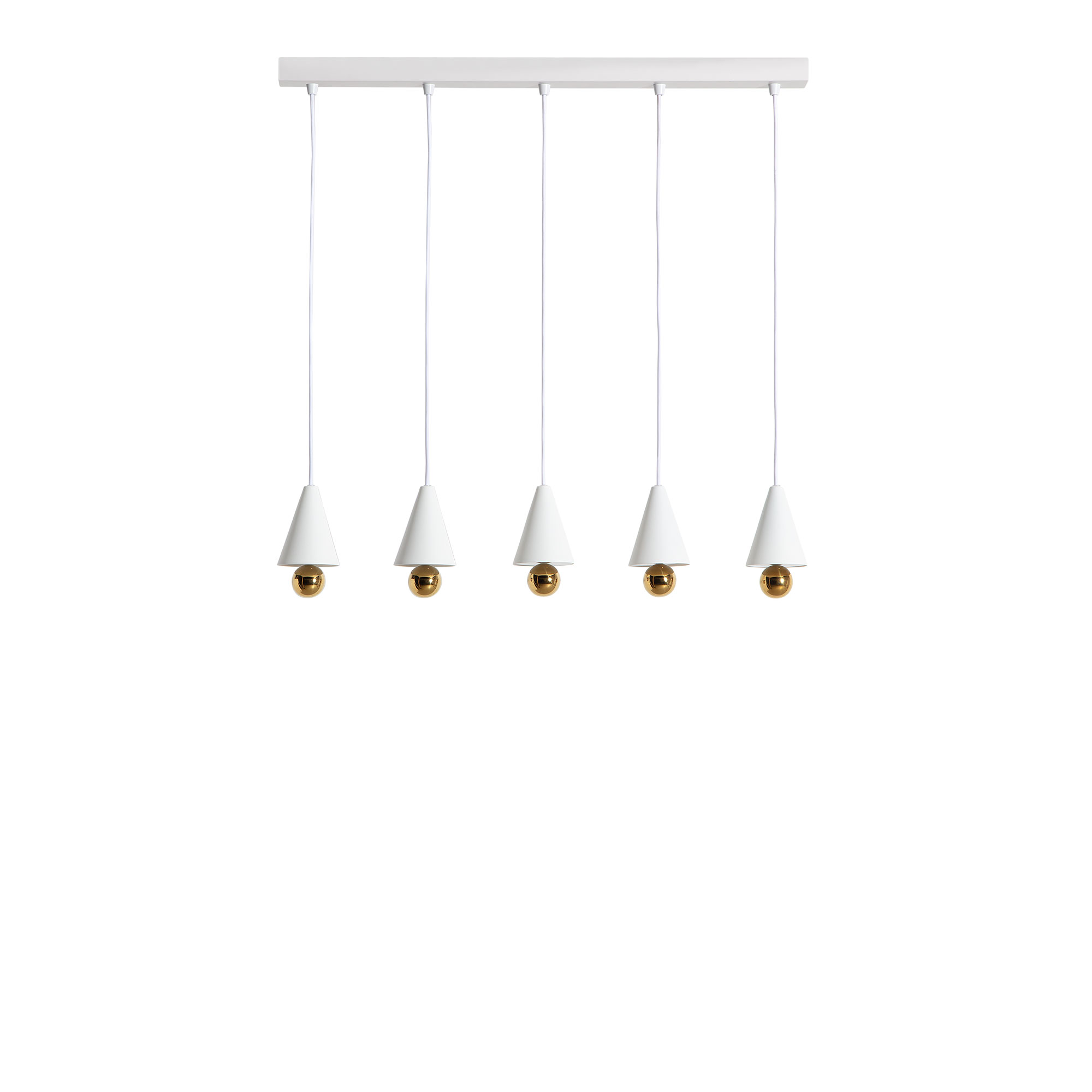 Pendant System Line Plate 5 White