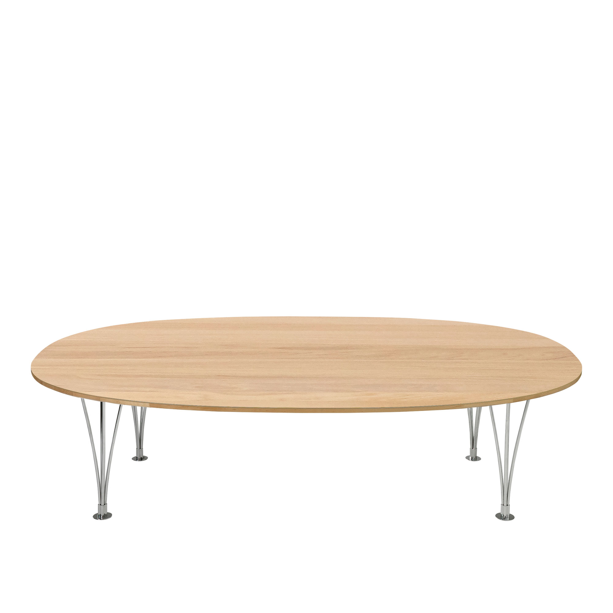 Bruno Mathsson - Mi 317 Supercirkel - Ek - Höjd: 42 cm - Sofabord - Bruno Mathsson - Tre farget - Metall/Tre