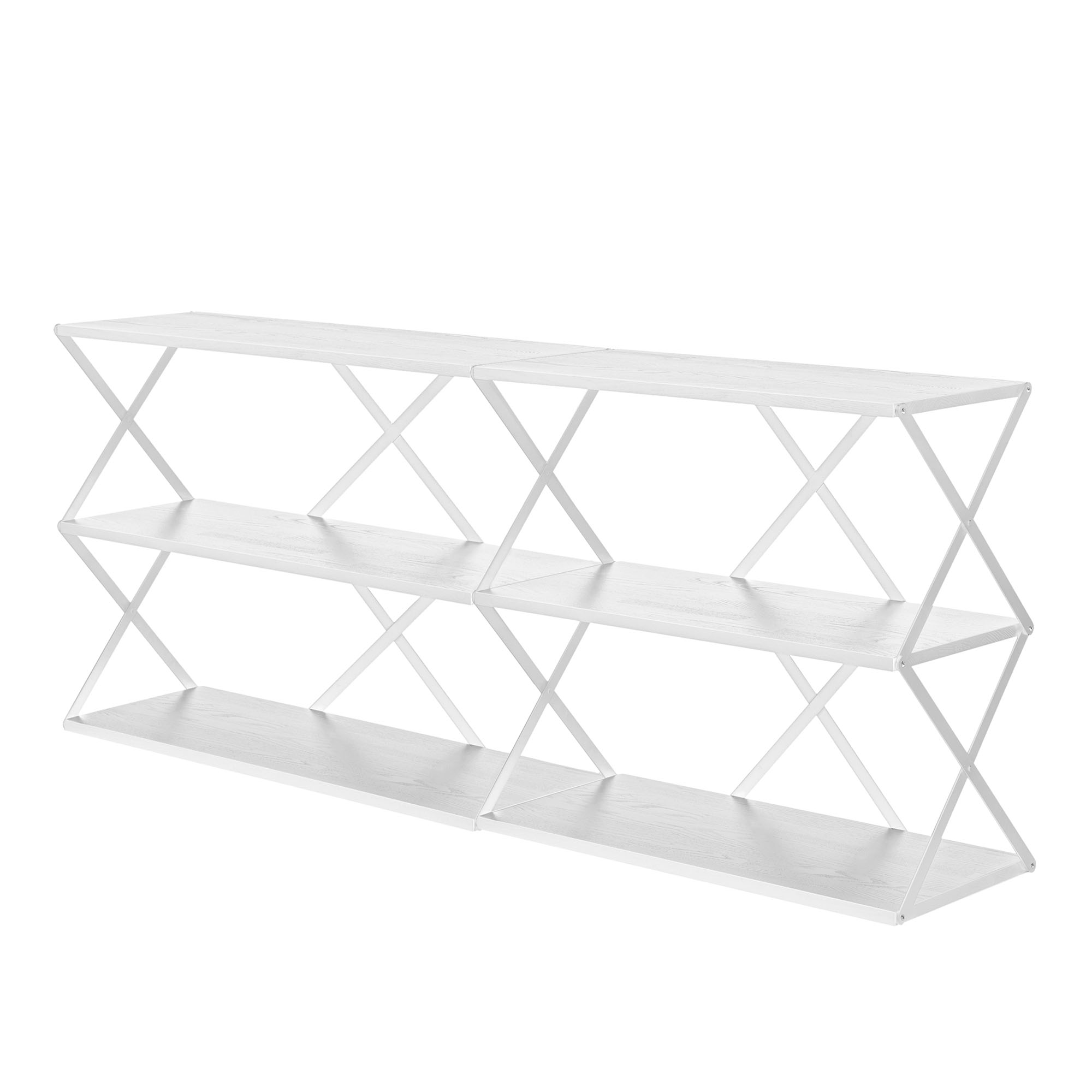HEM - Lift Shelf 6 - White - Hyllsystem - Staffan Holm - Vit - Metall/Trä