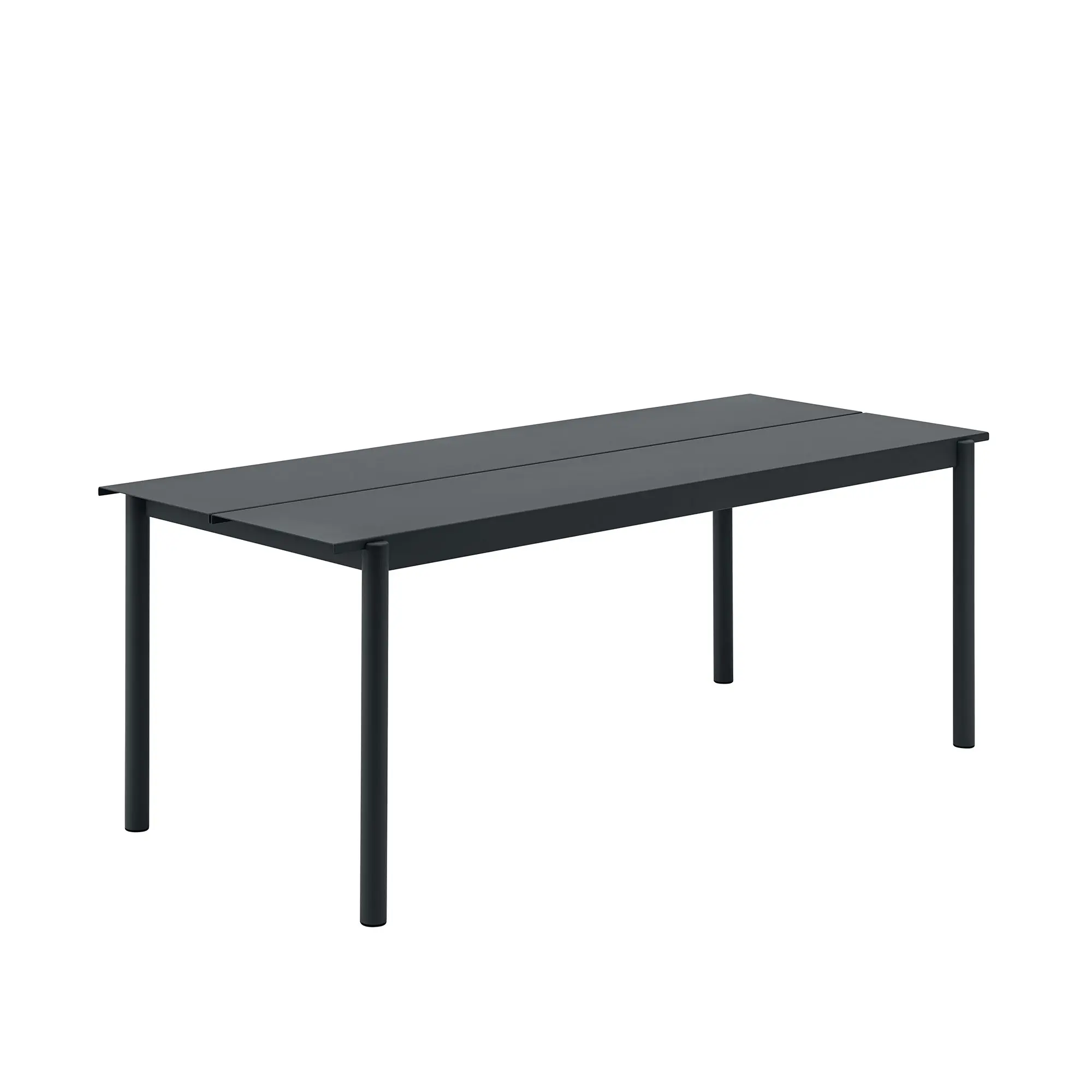 Linear steel table 200cm