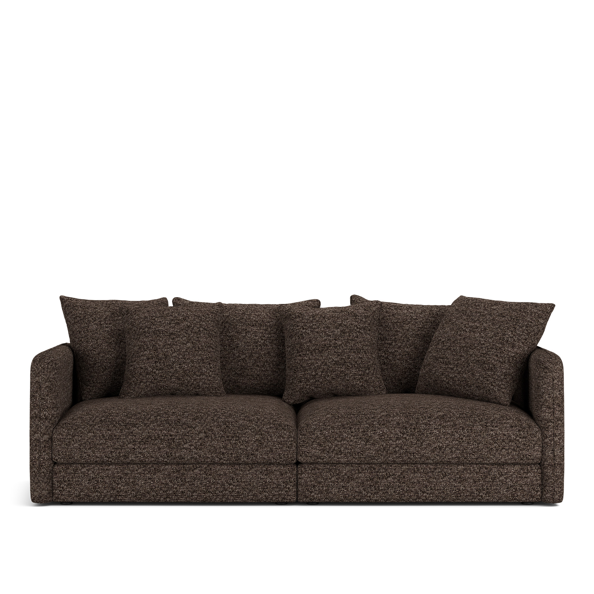 NOGA - Pavarotti 2.5-Seater, Removable Cover, Cushion Variant 01, Lucinasco 17 - Soffor - Brun