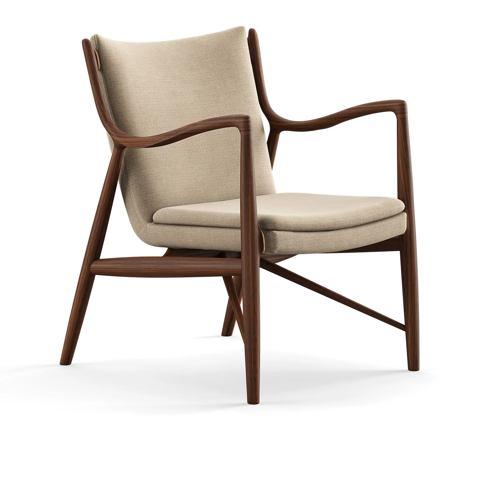 45 fåtölj Walnut