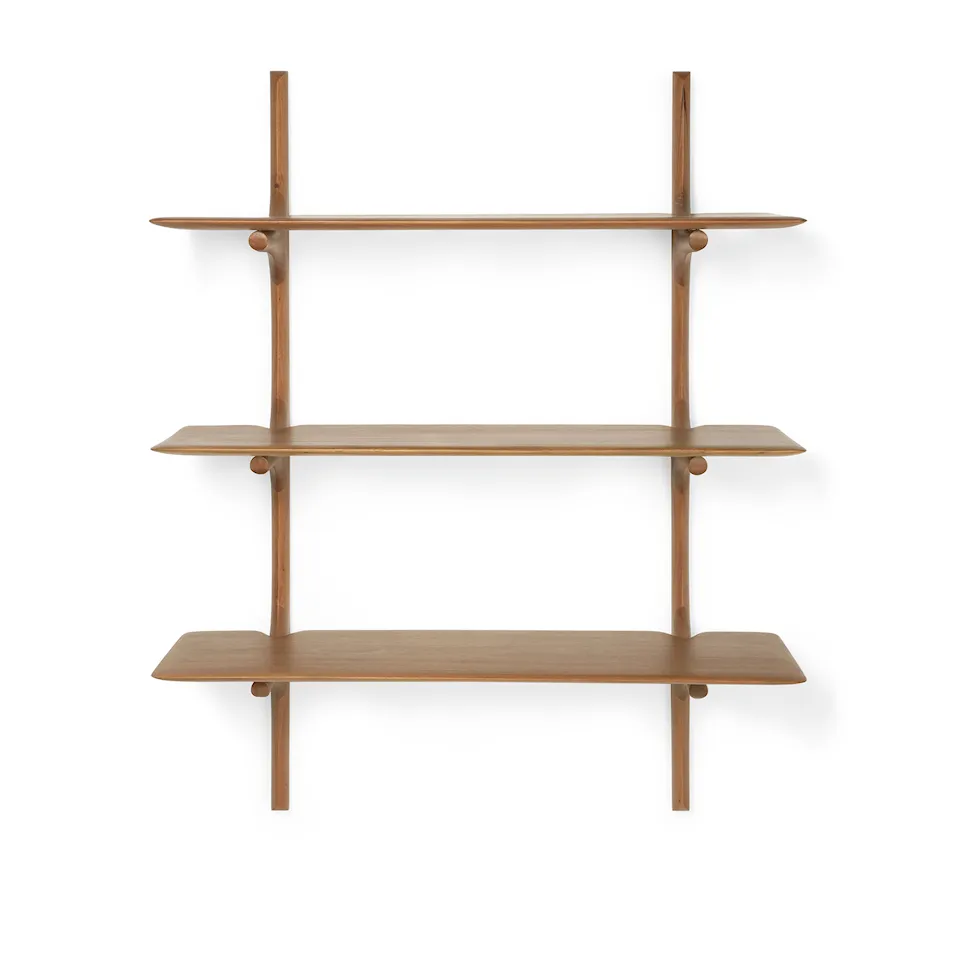 PI Wall Shelf Mahogany