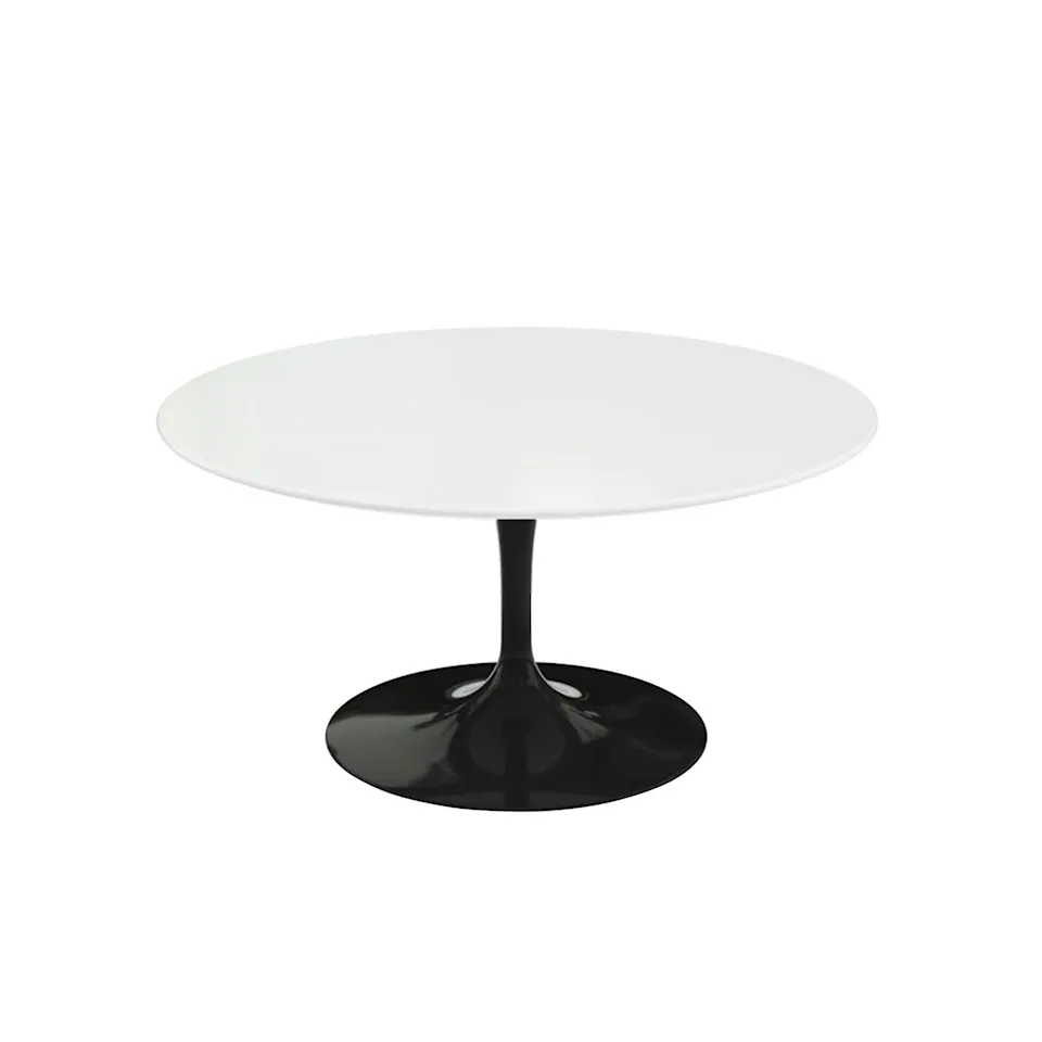 Saarinen Round soffbord Ø 91 cm Black