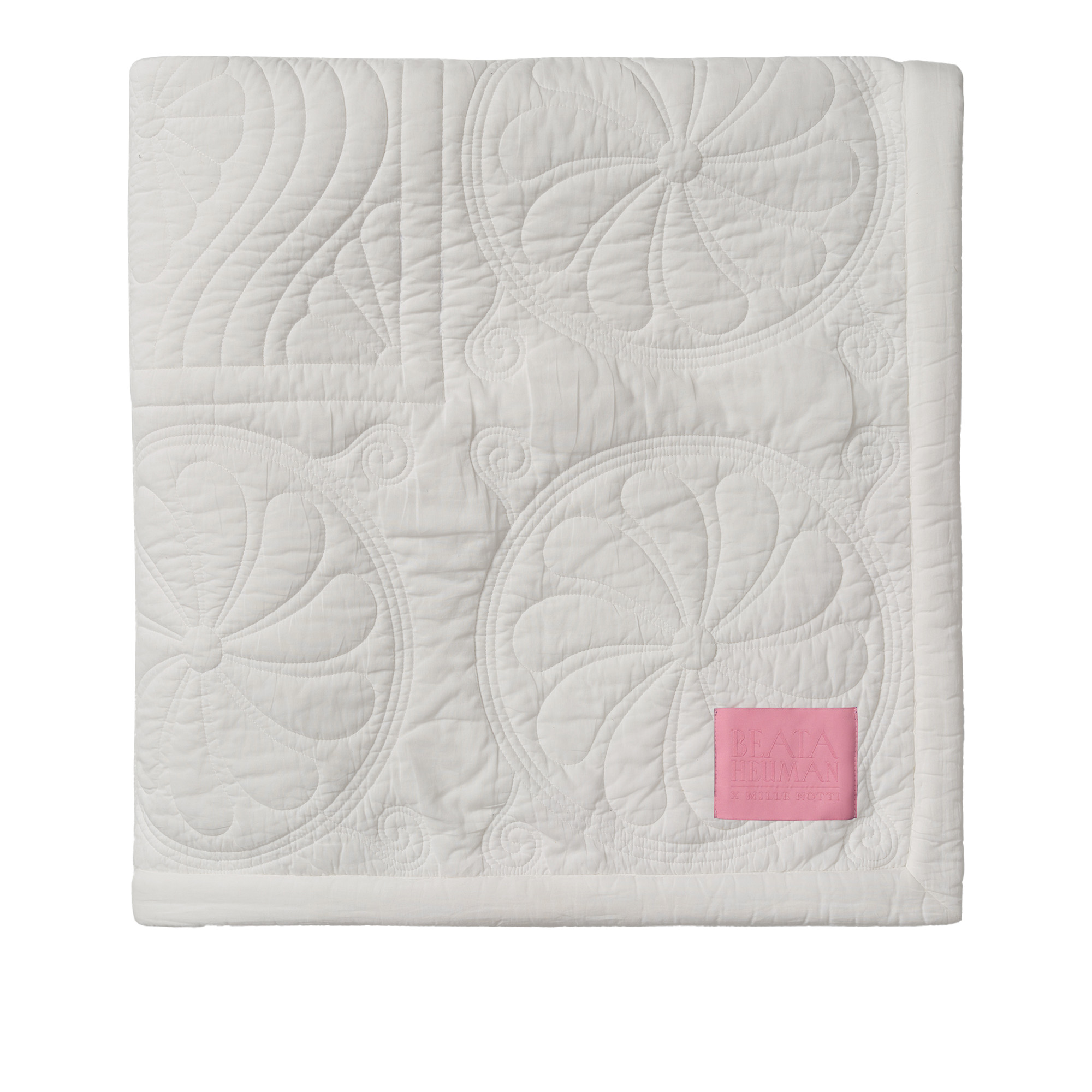 Mille Notti - Durham Day Sengeteppe 180x260 Ivory - Sengetepper - Beata Heuman - Beige - Bomull