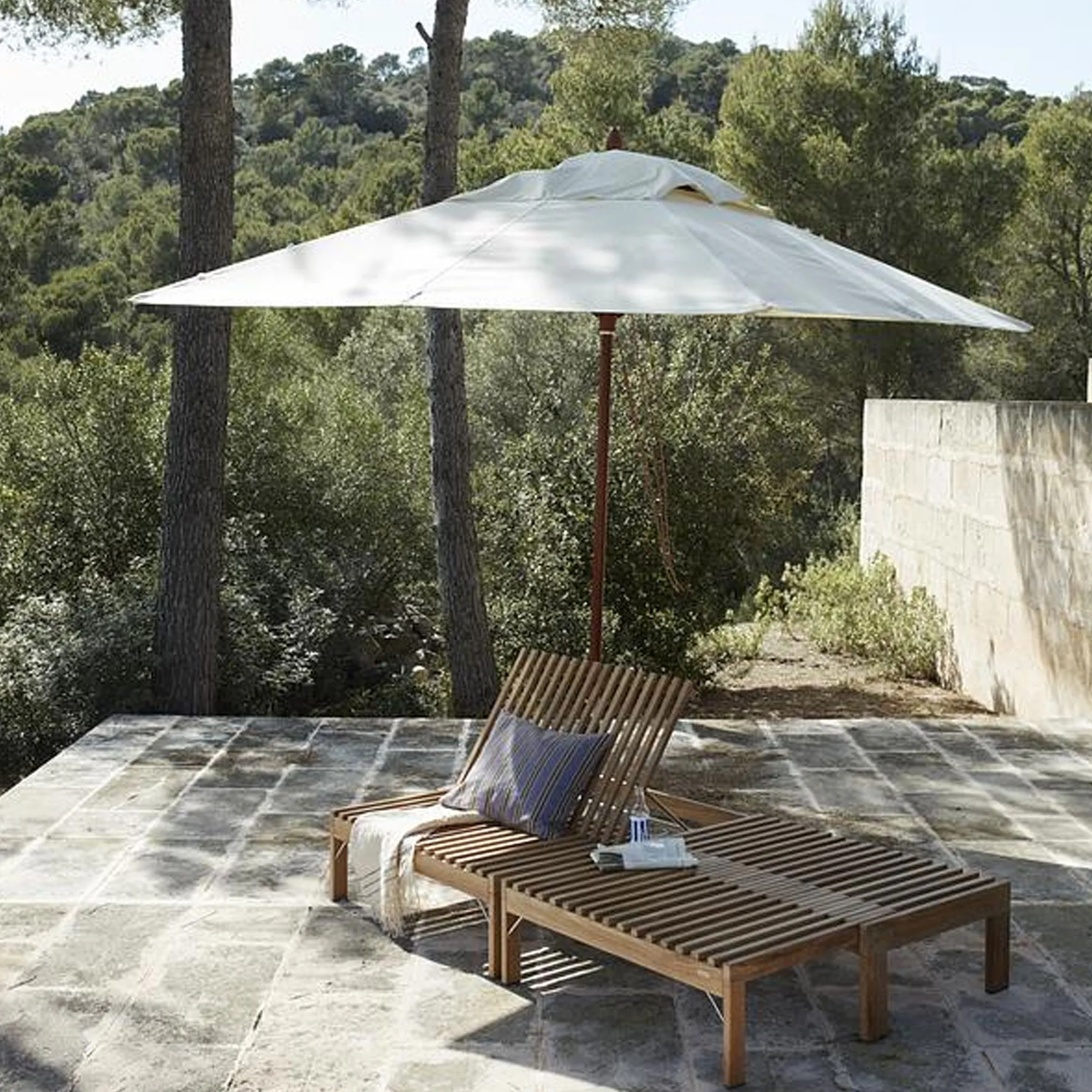 Messina parasoll Square 270 cm