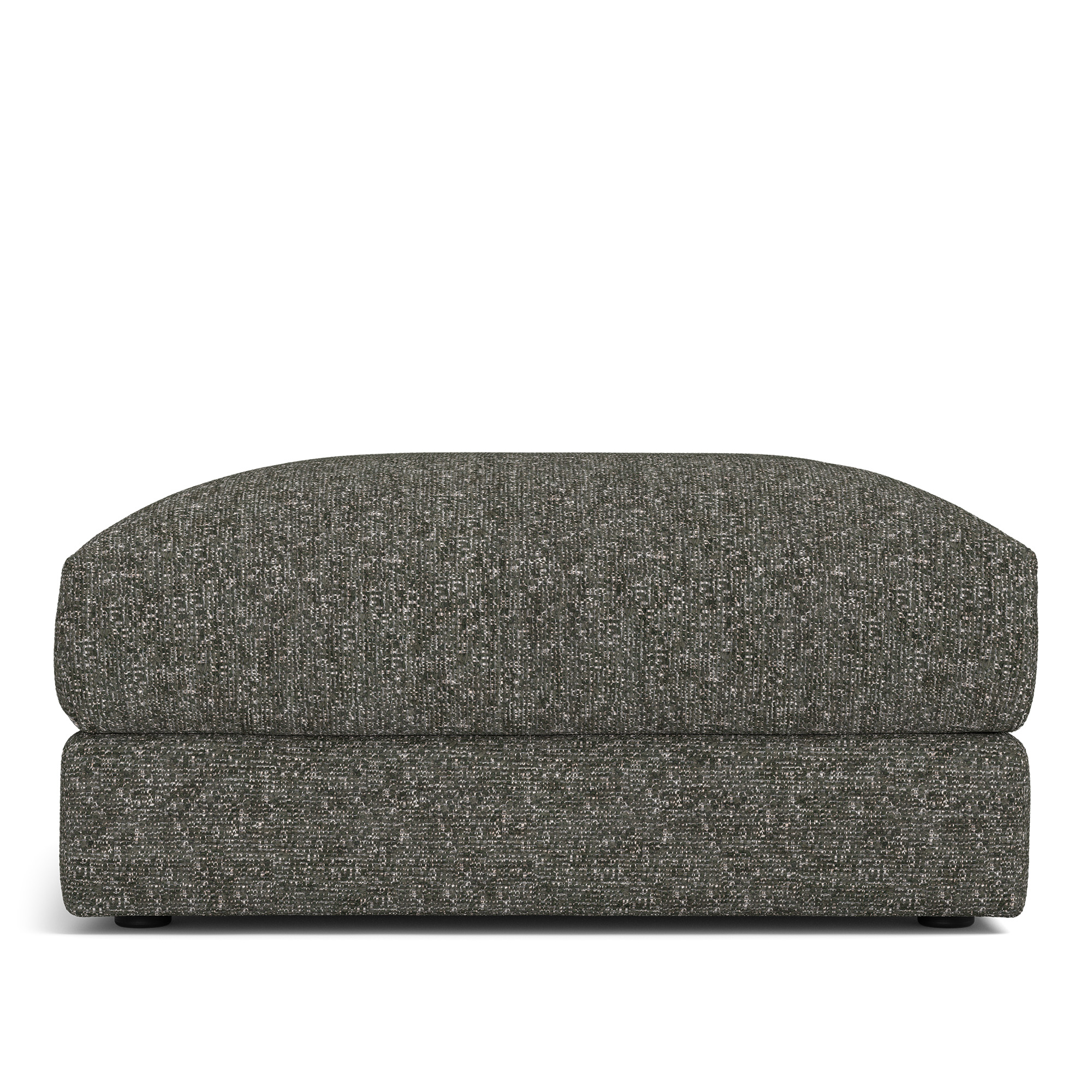 NOGA - Pavarotti Ottoman Lucinasco 06 Fixed Upholstery - Fotpallar - Dun/Metall/Tr&auml;/Skum