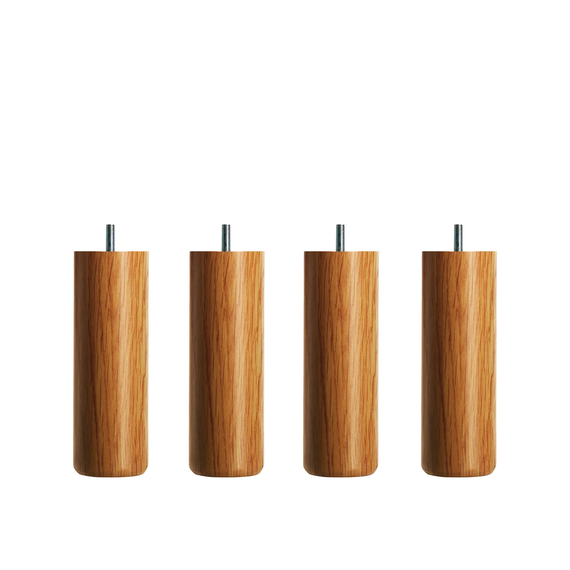 DUX Inspiration sängben runda oljad ek 4-pack