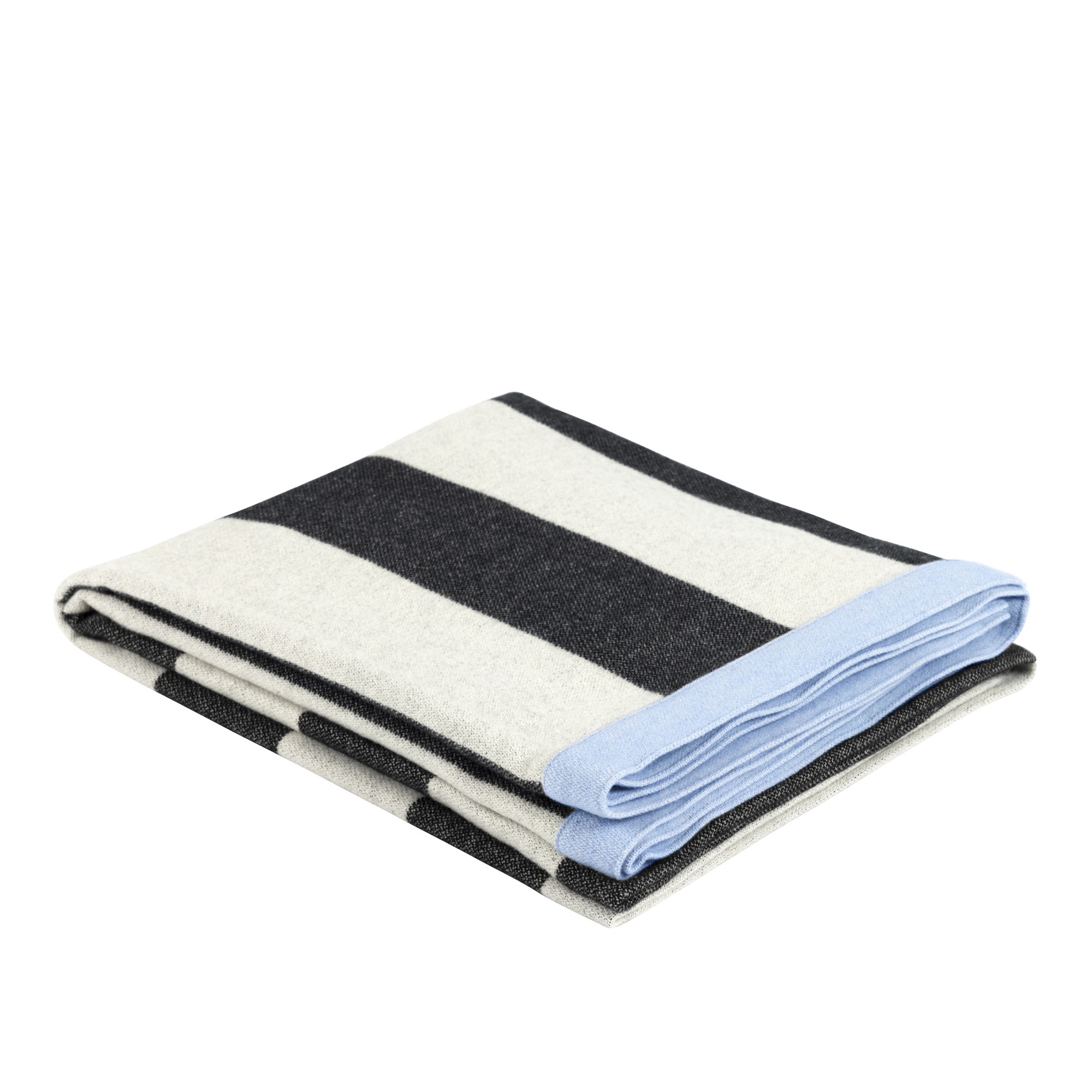 HEM - Stripe Throw - Black/White - Plädar & filtar - Arthur Arbesser - Svart,Vit
