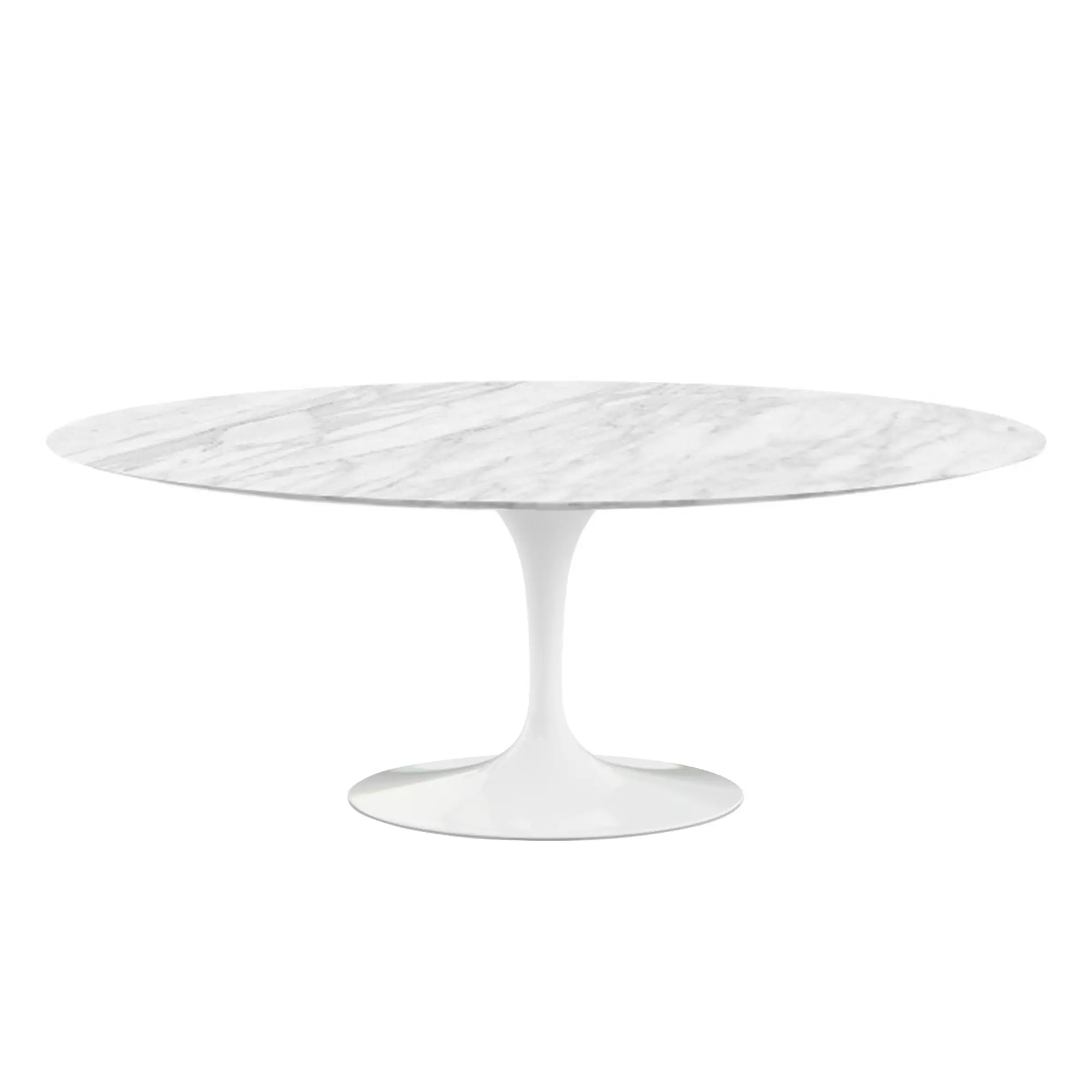 Saarinen Oval spisebord 198 cm White