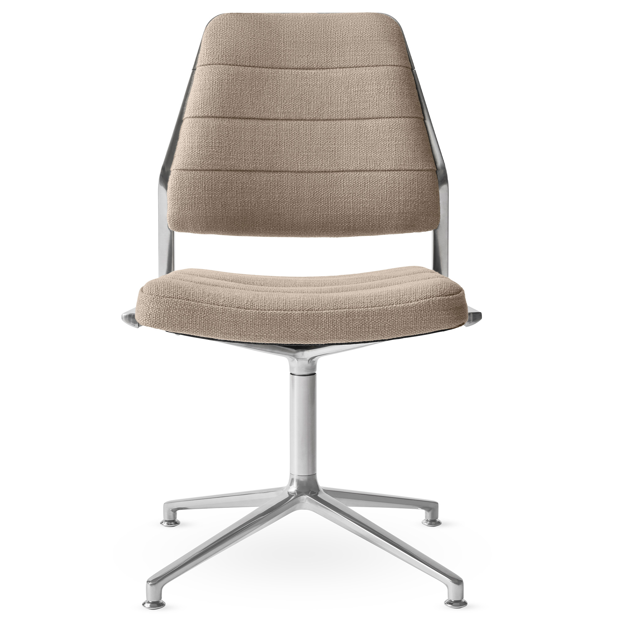 Vipp - Vipp454 Swivel chair, polished, gliders, Tide - Kontorsstolar