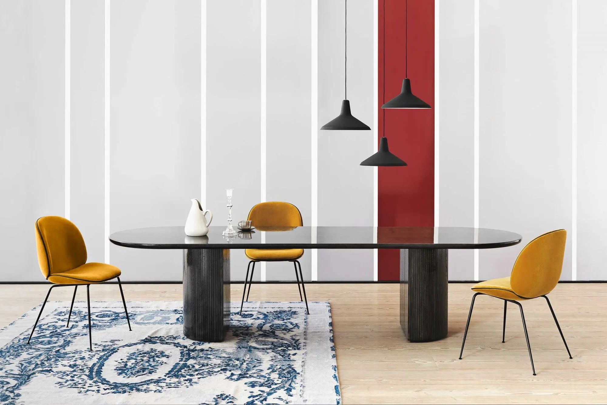Moon matbord Elliptical