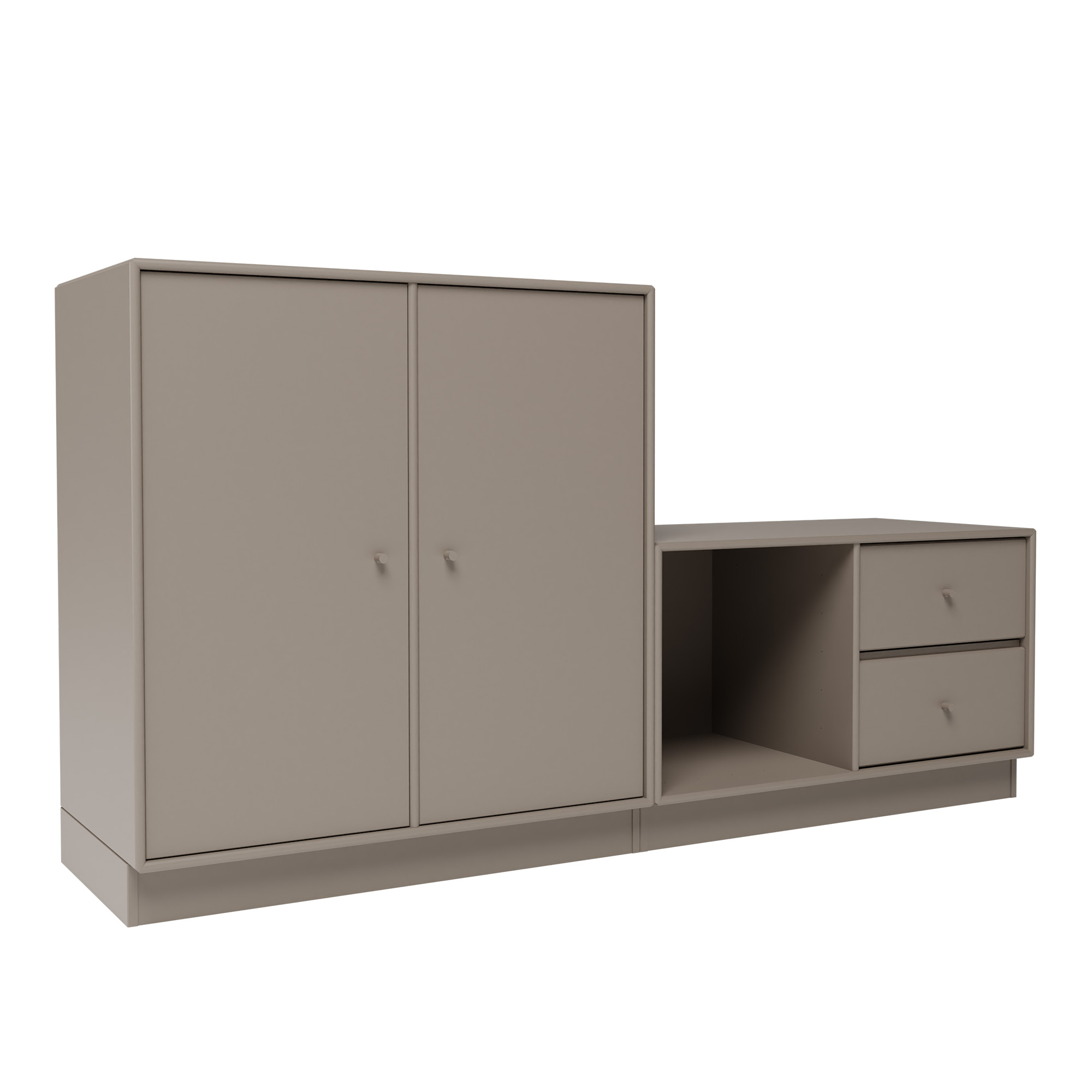 montana - rest i bench 141-truffle 07 plinth 7 cm - skåp och vitrinskåp - peter j. lassen - beige - trä