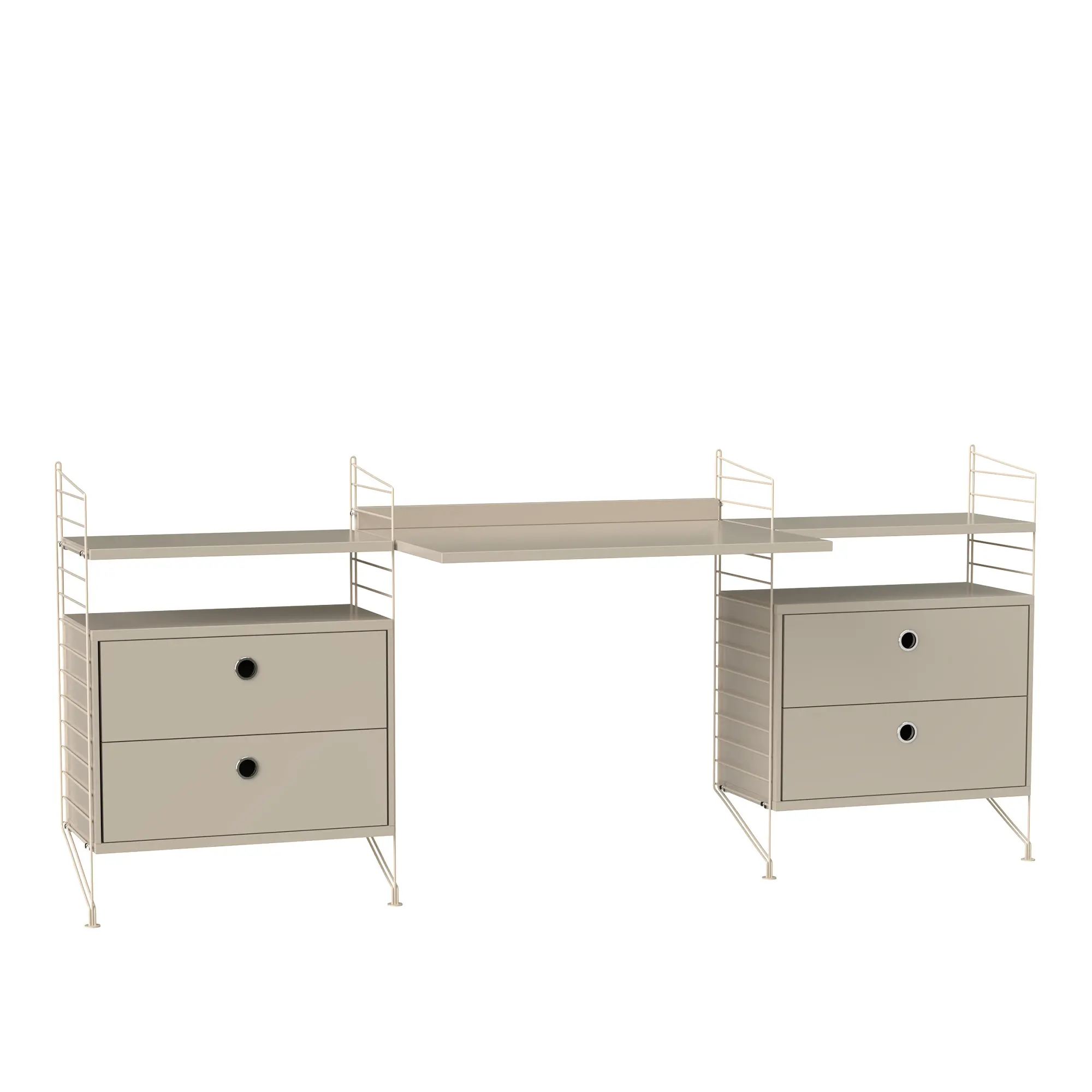 Kontor hyllesystem C beige/beige