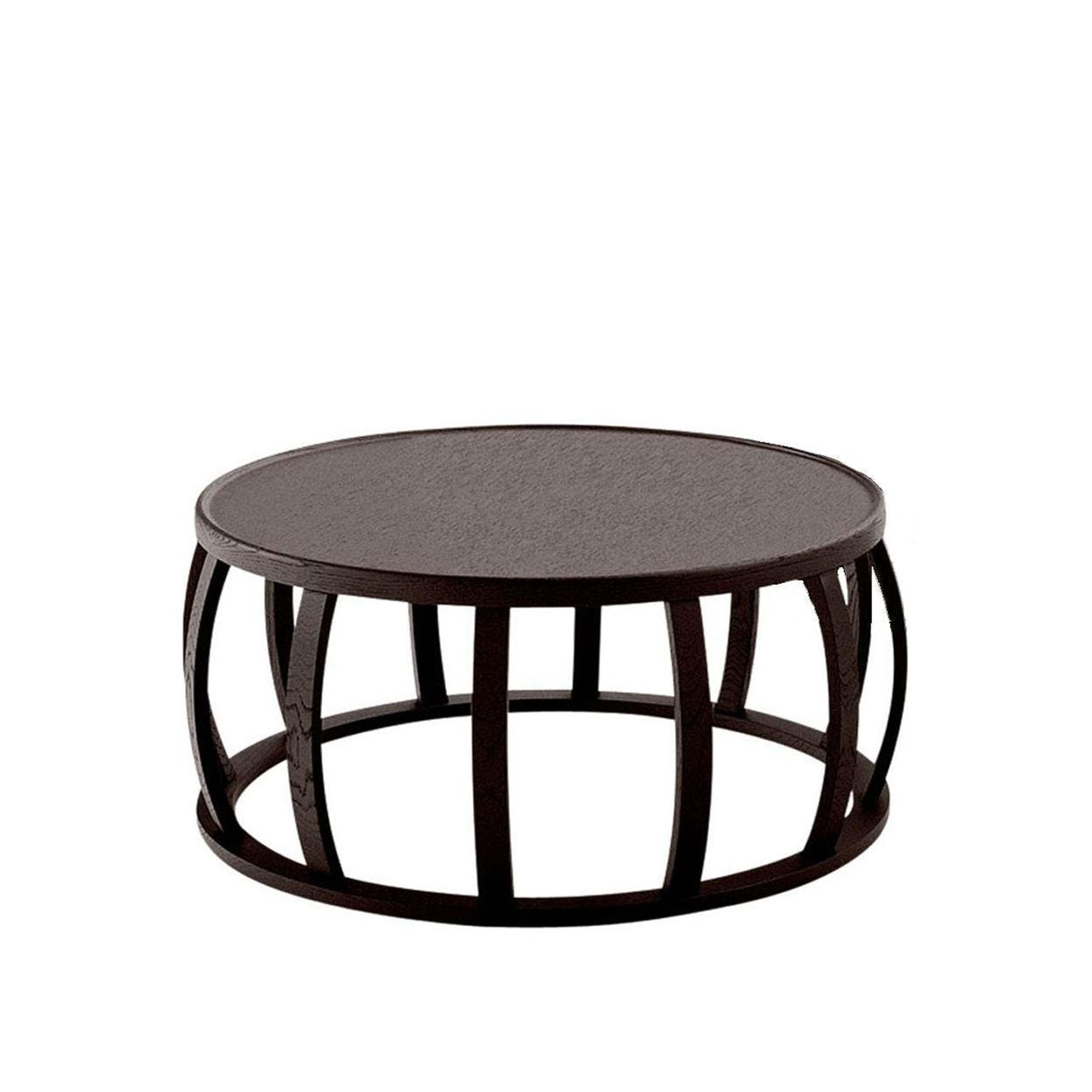 Maxalto - Loto Round Small bord Ø80, Grey Oak - Sofabord - Antonio Citterio - Grå - Tre