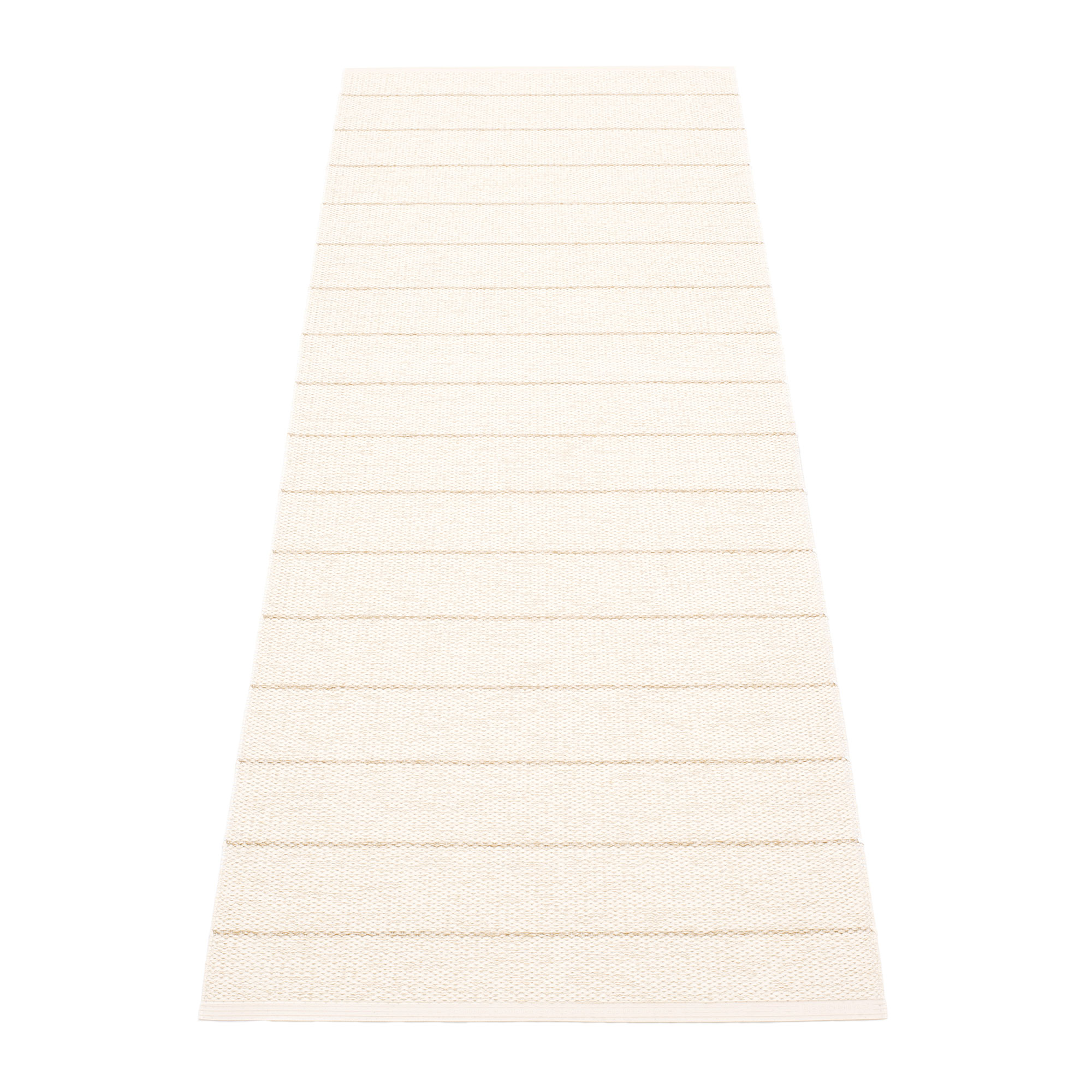 Pappelina - Carl Vanilla/ White 70x350 cm - Plastmattor - Lina Rickardsson - Vit | Mattor - Material - Plastmattor | Möbelexperten