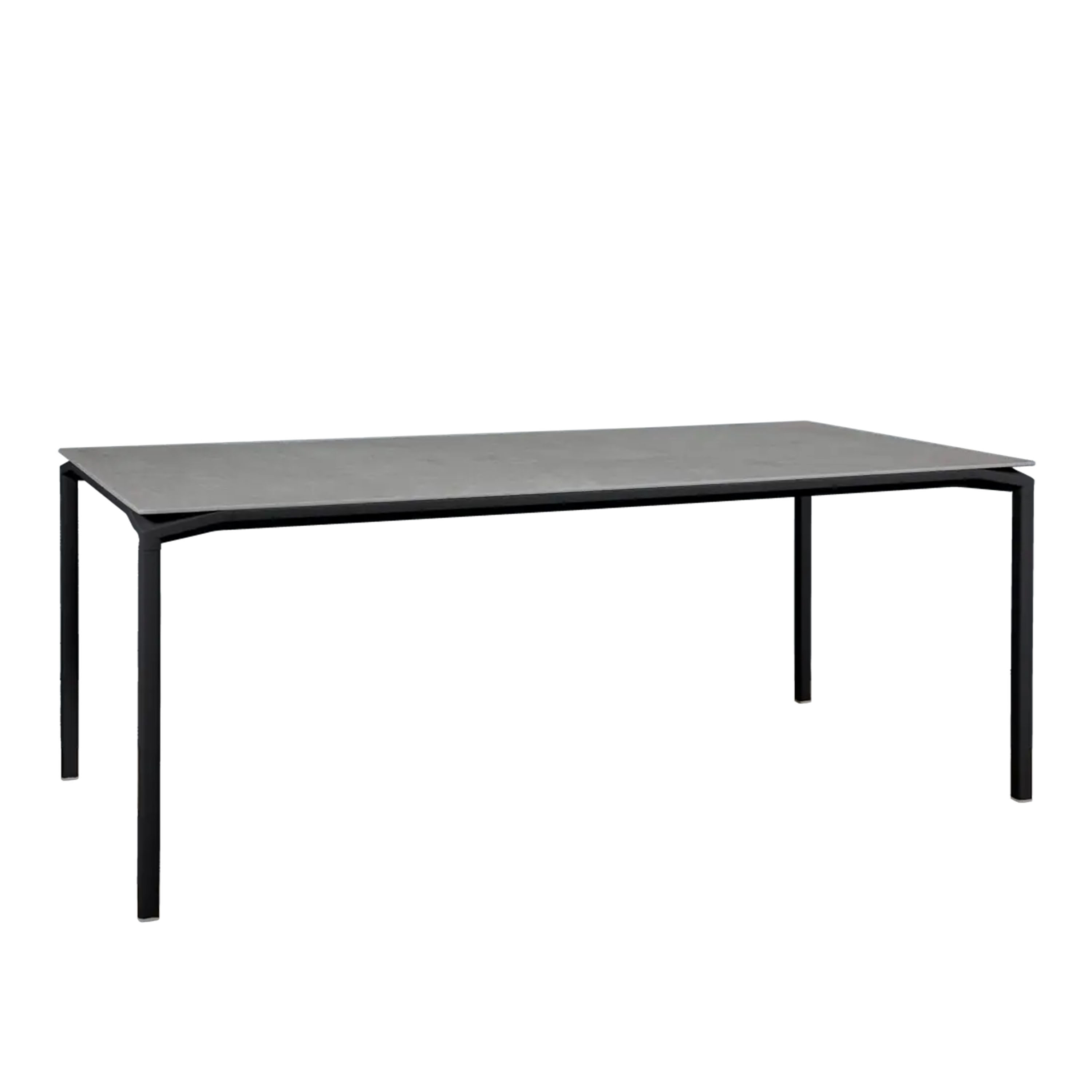 Fermob - Calvi, Mineral Table 195 x 95 cm - Liquorice, Kreta - Matbord utomhus - Svart - Metall | Utemöbler - Utebord - Matbord Utomhus | Möbelexperten
