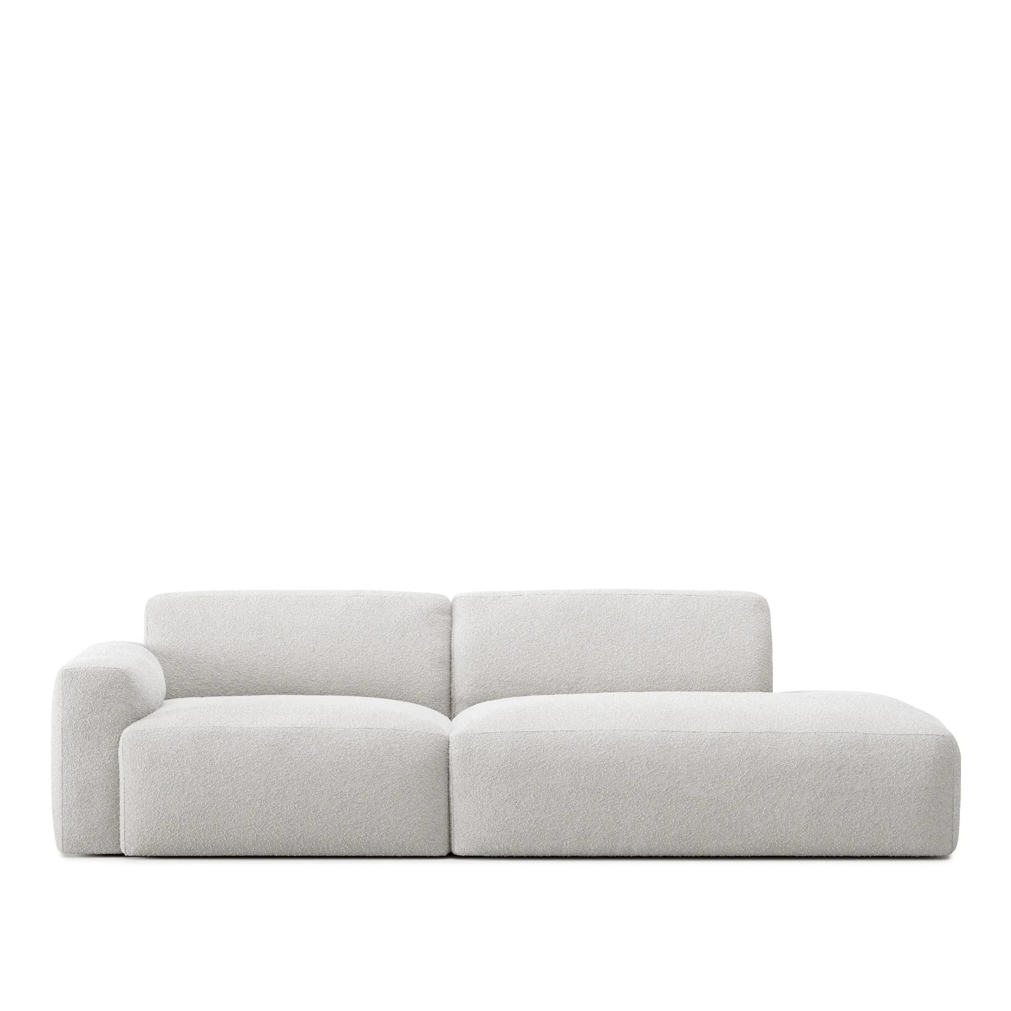 Brick 2-Seater Open End Right