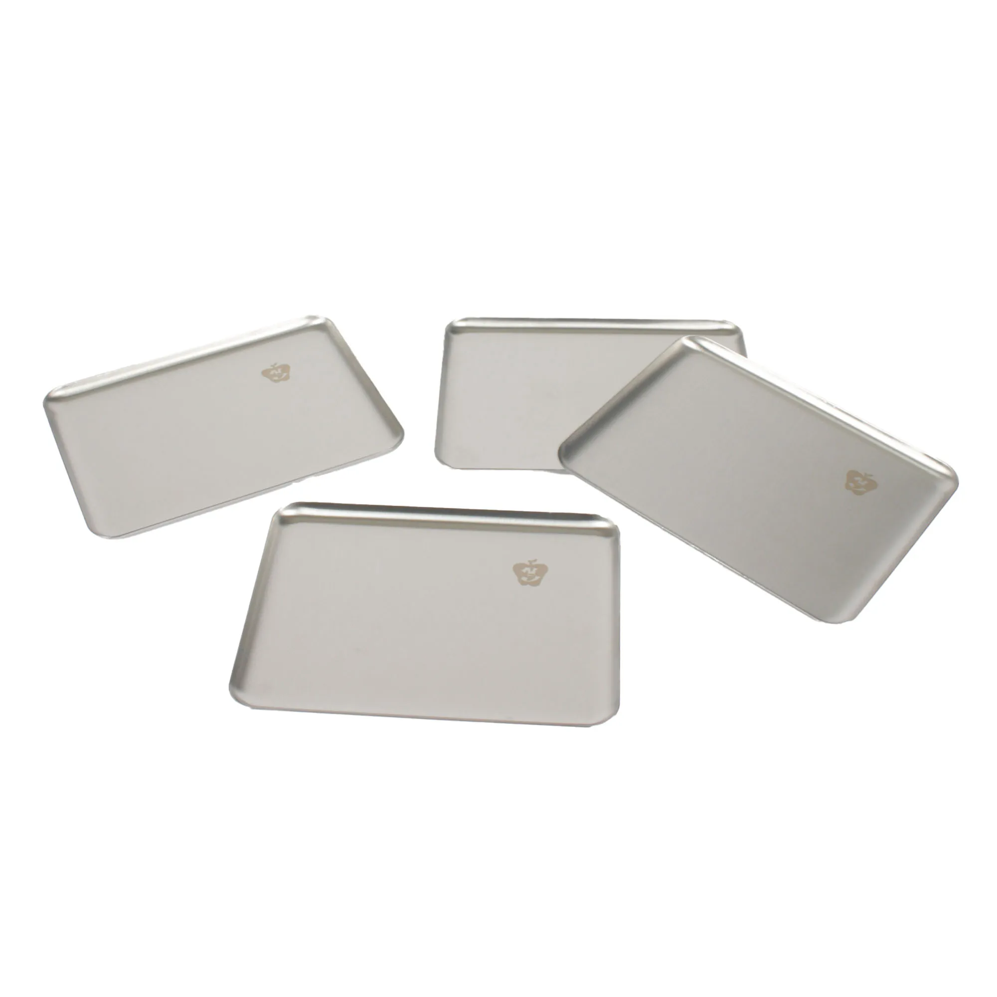 Steel Plate Pick Up Stainless Steel Set of 4