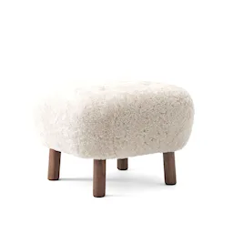 Little Petra Pouf Walnut