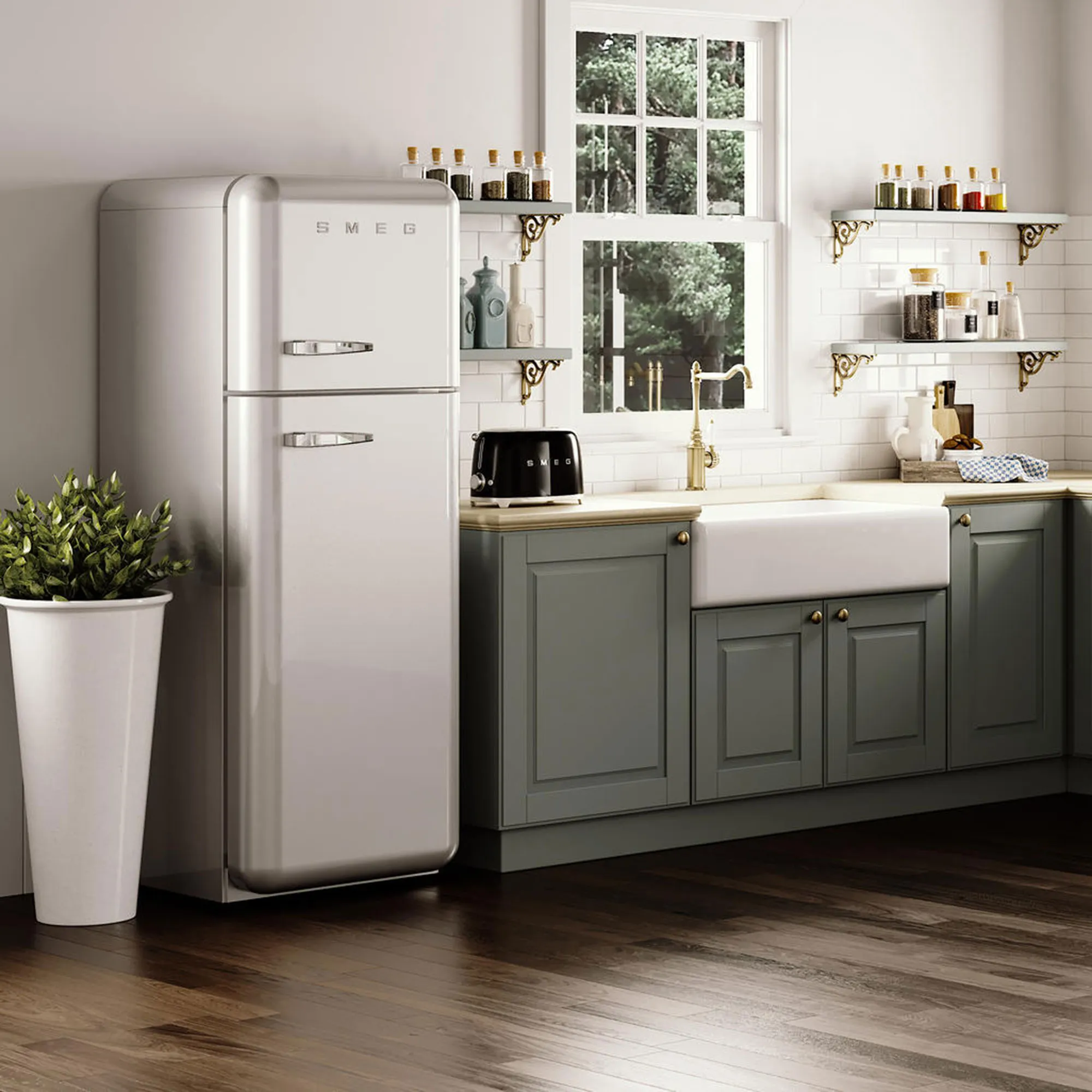 Smeg Toaster 2 Slices Black