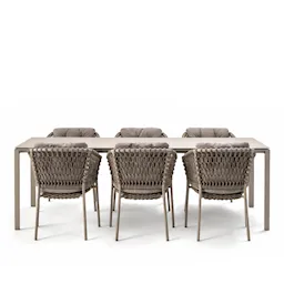 Ocean tuinstoelen (6 stuks) & Pure tuintafel