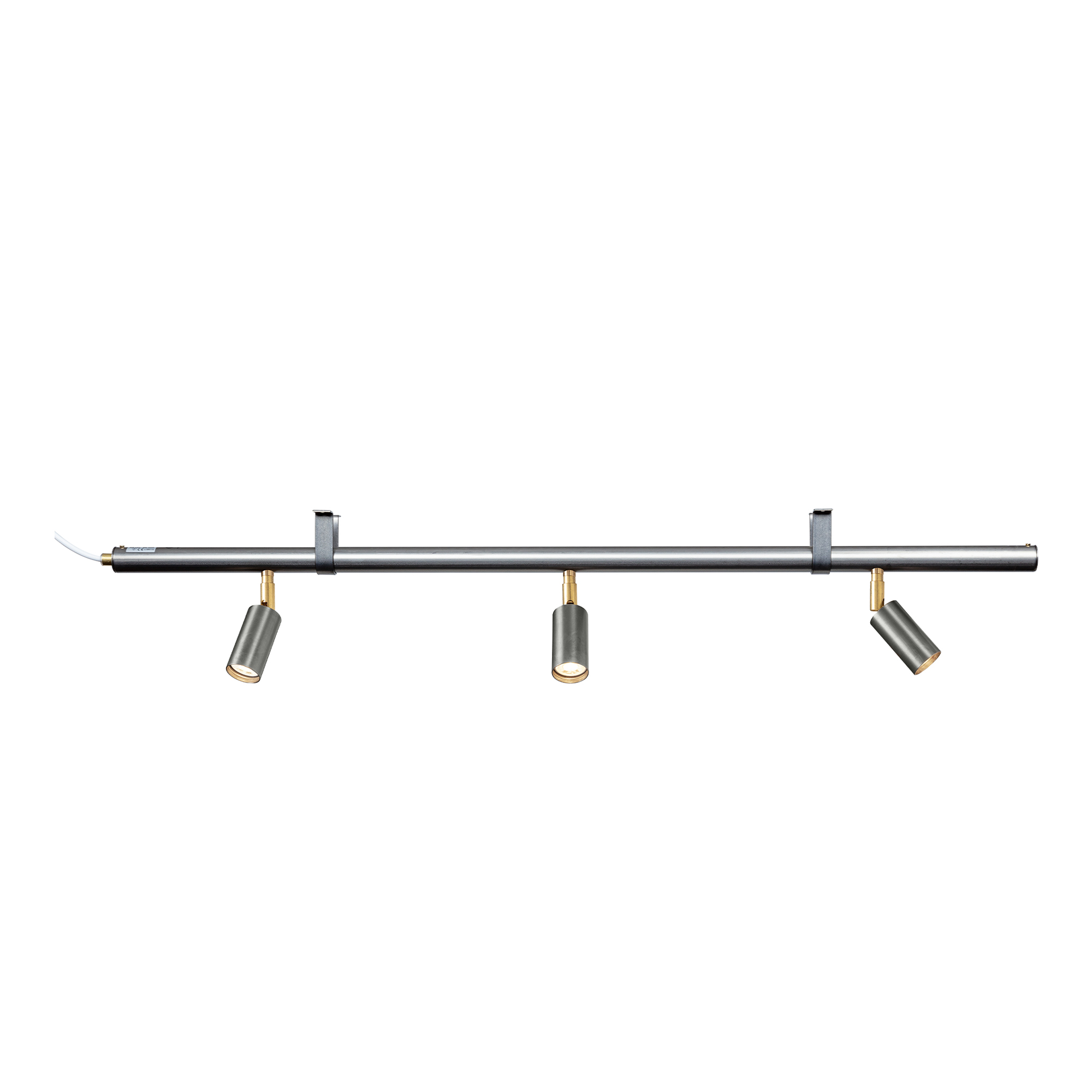 Örsjö Belysning - Starlight 3 spotlights – Raw steel - Spotlights - Jonas Bohlin - Silver - Metall | Belysning - Taklampor - Spotlights | Möbelexperten