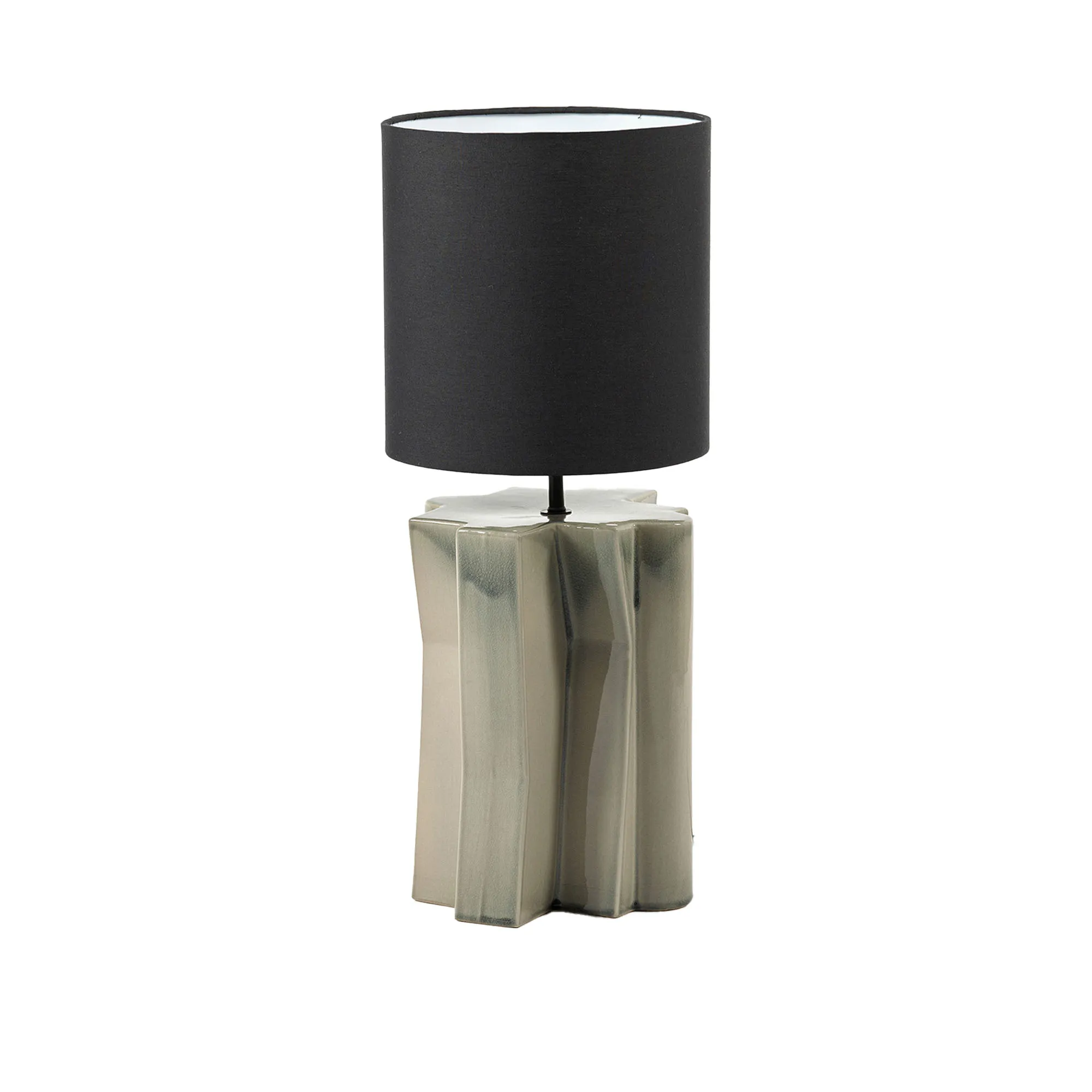 Bordlampe °2 grå - svart yucca