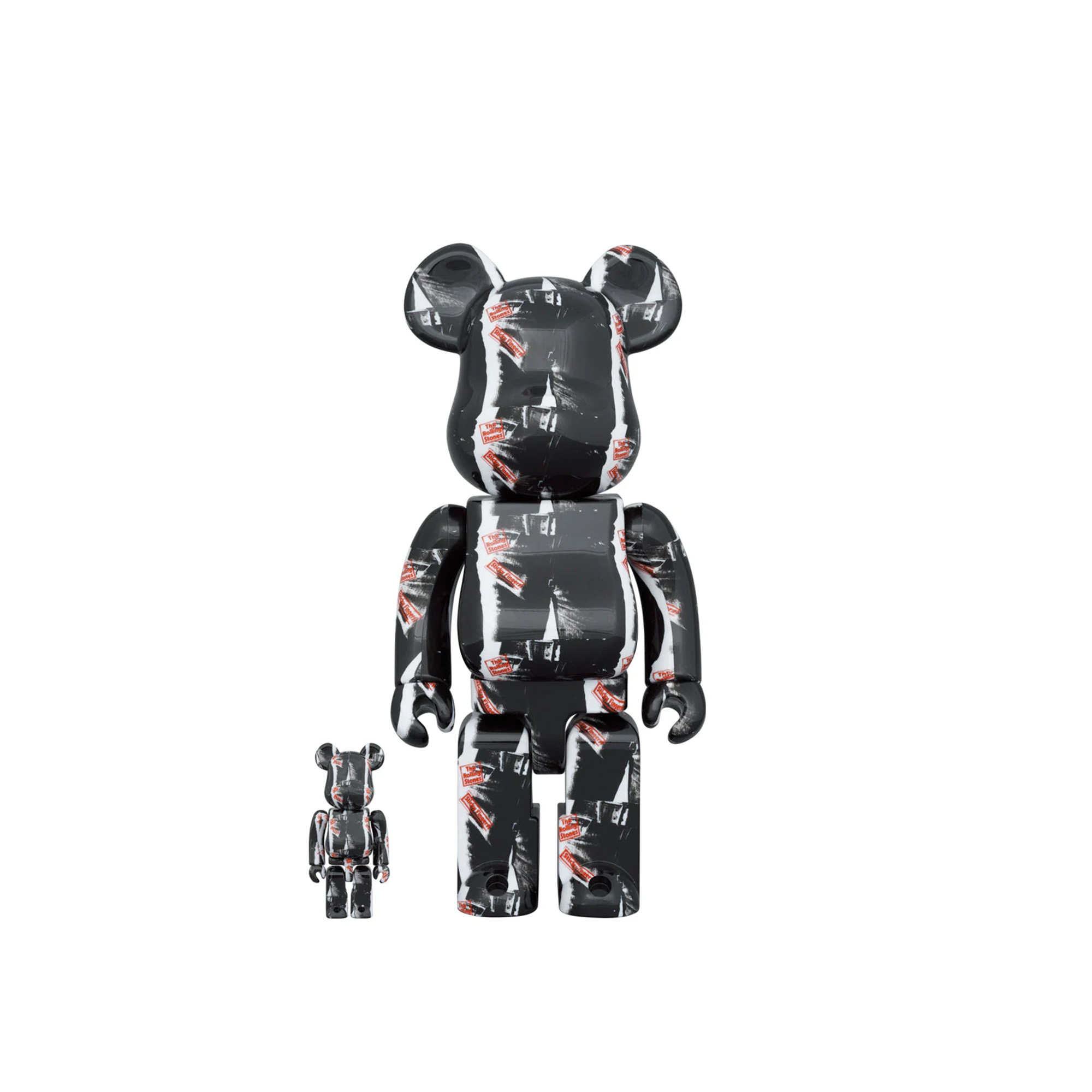 Medicom Toy - BE@RBRICK Andy Warhol × The Rolling Stones Sticky Fingers 100% & 400% - Prydnadsföremål - Flerfärgad