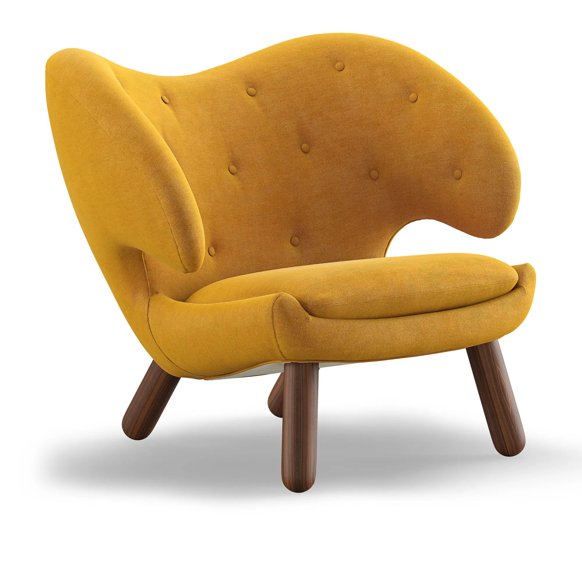 Pelican fåtölj Walnut